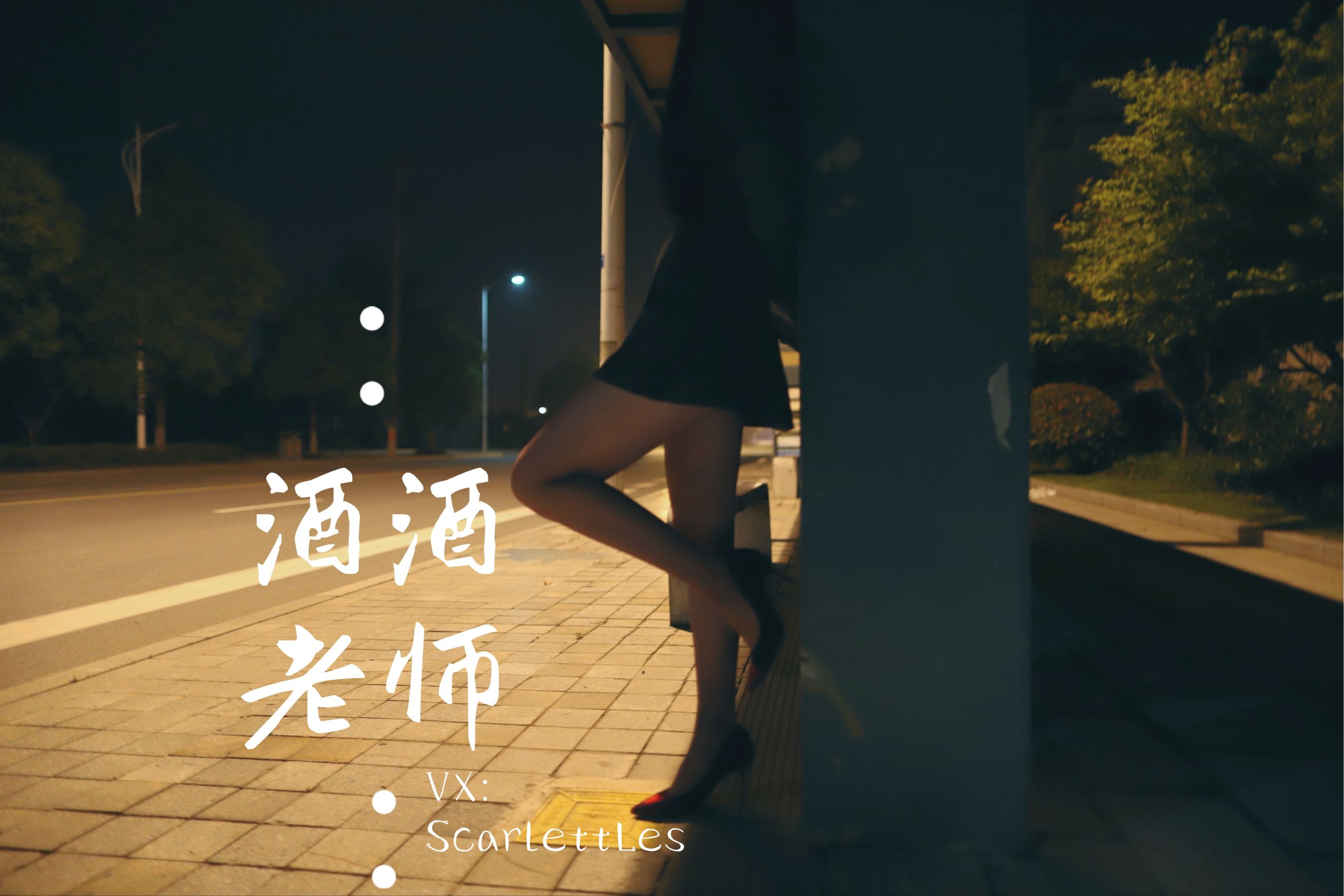酒酒老师 – 司机先生，喜欢紫色丝吗？ 微密圈-第26张