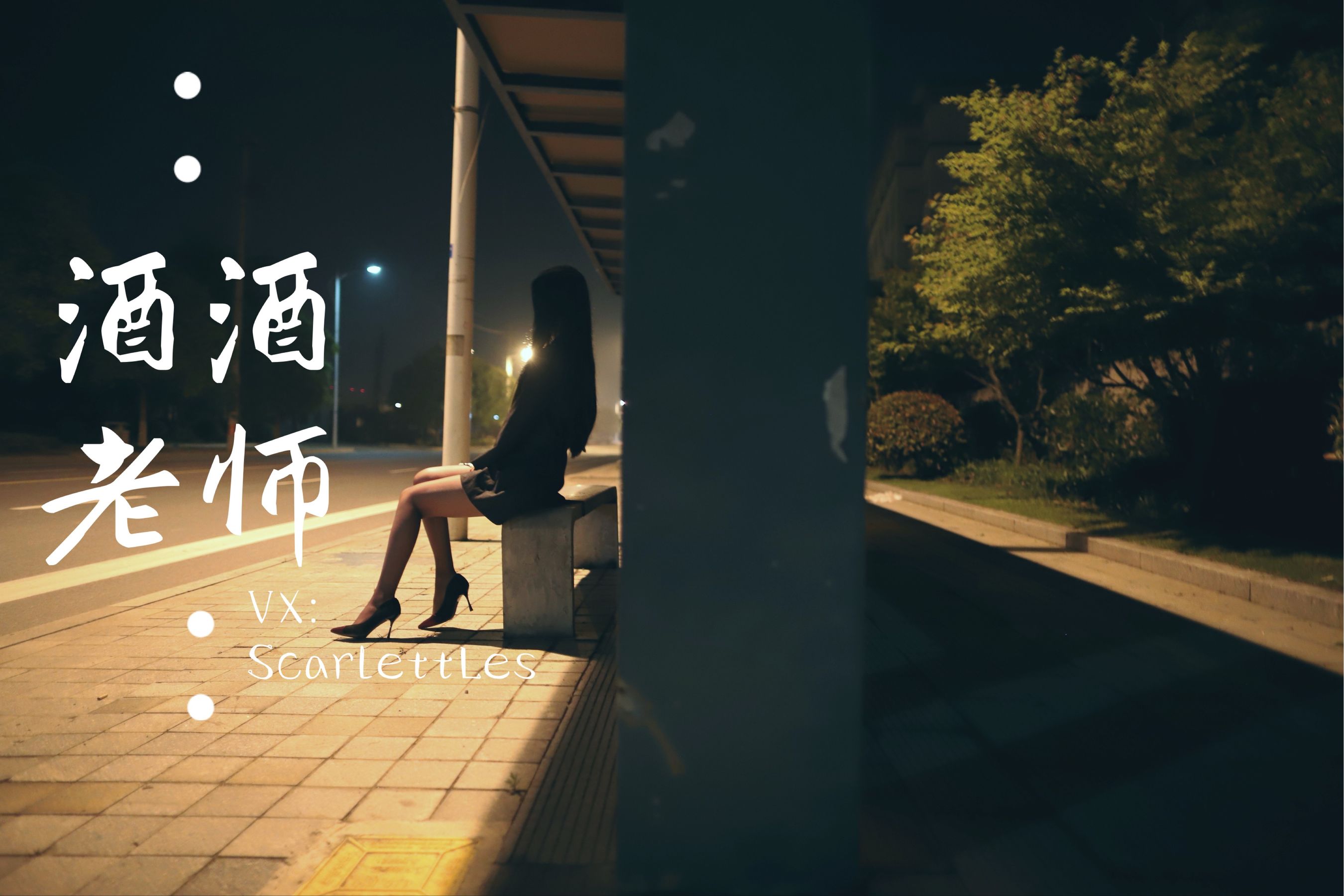 酒酒老师 – 司机先生，喜欢紫色丝吗？ 微密圈-第27张