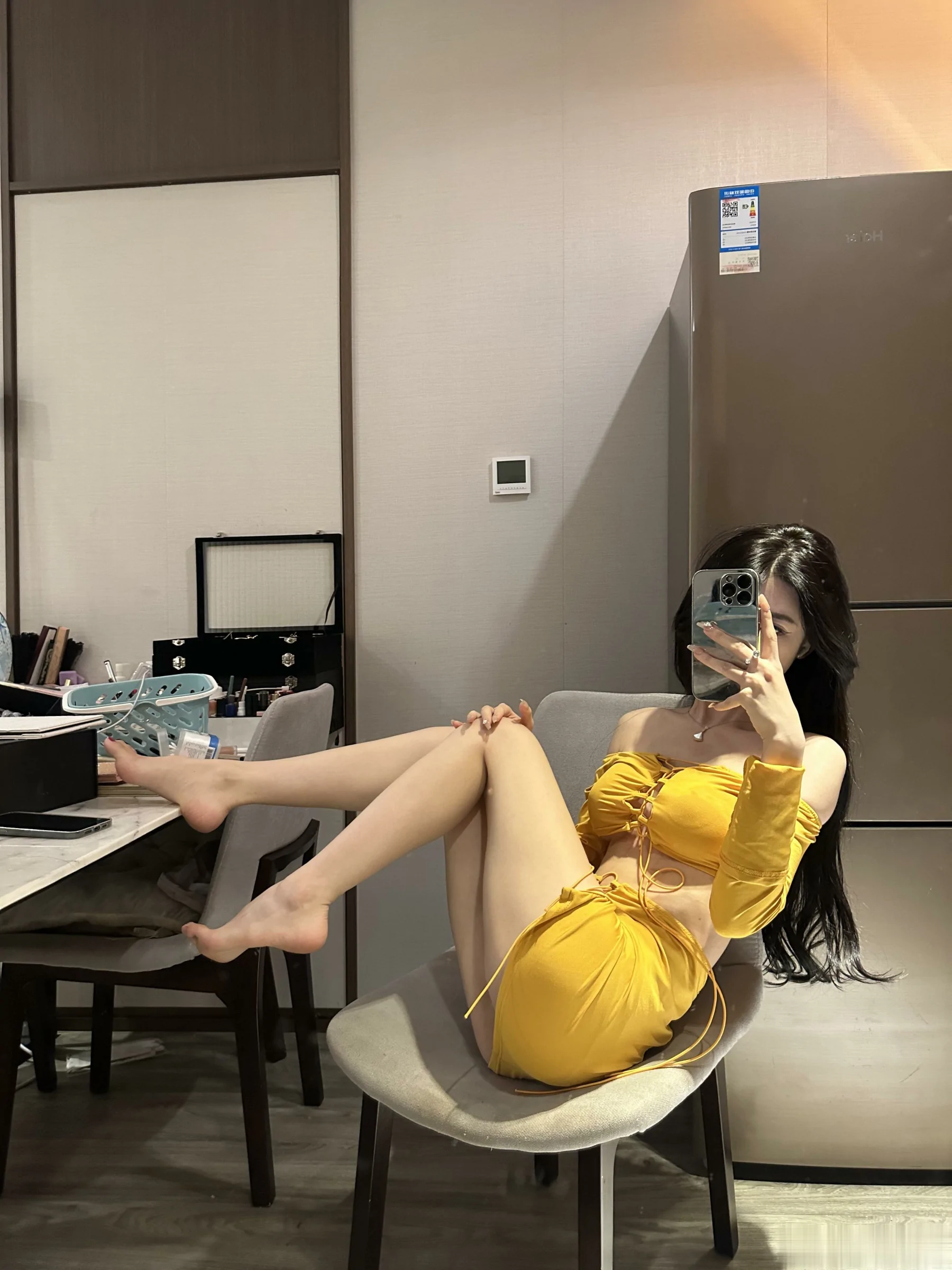 黎允熙baby – 柠檬黄 微密圈-第14张