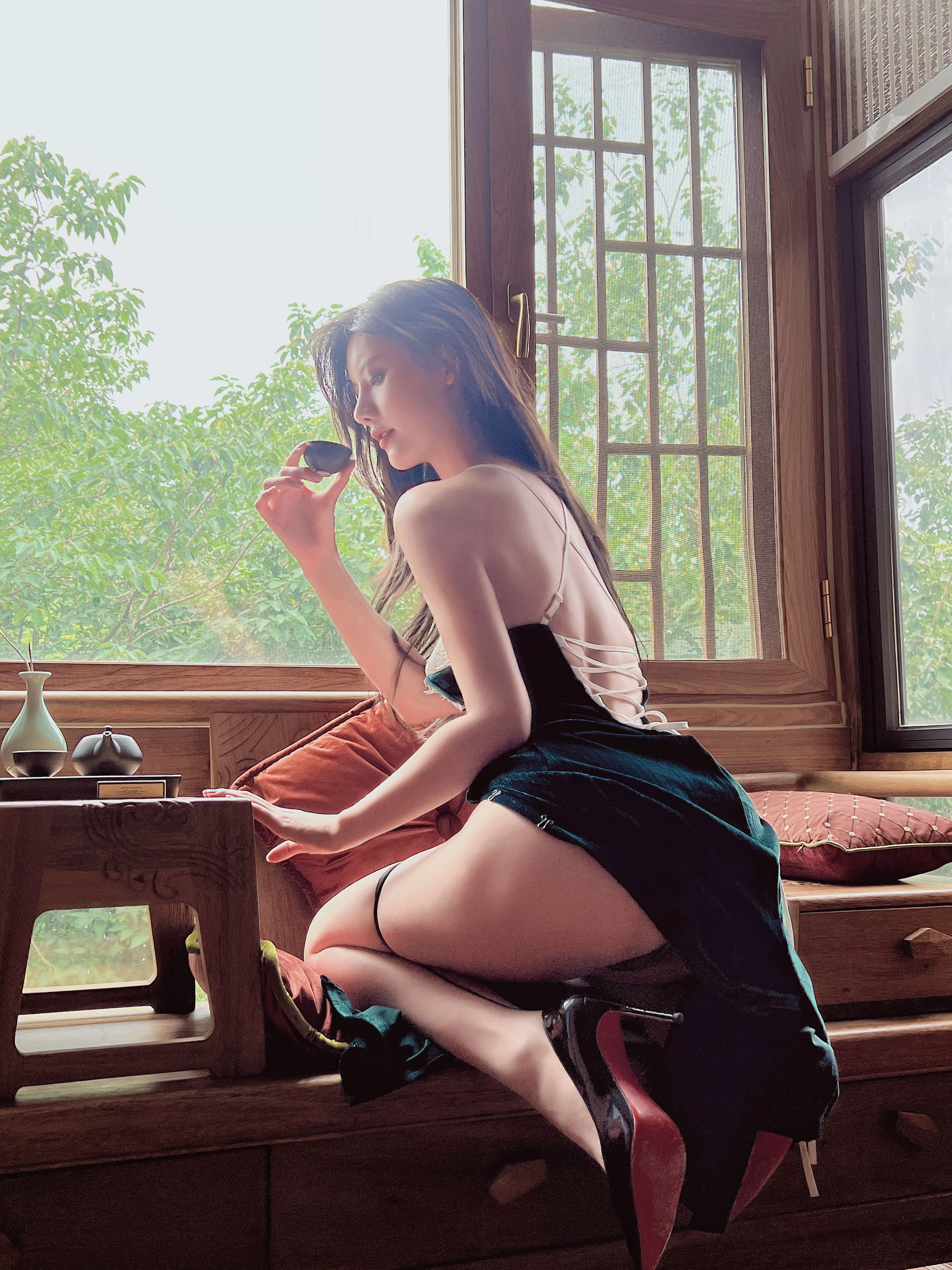 美女模特Azhua19970(阿朱啊) – 来呀～快活呀 微密圈-第6张