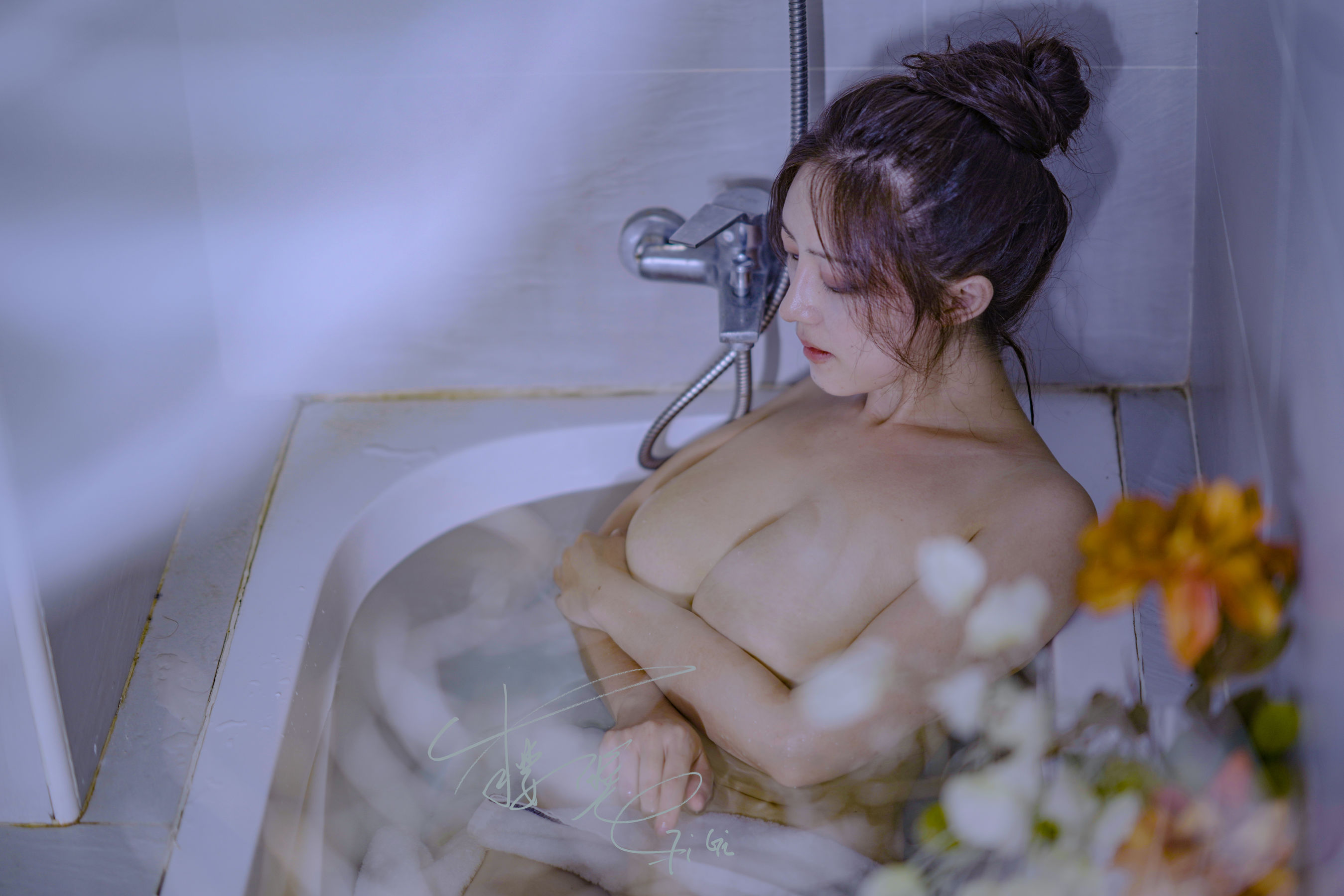 网络红人樱晚gigi – 清衣.池 微密圈-第2张