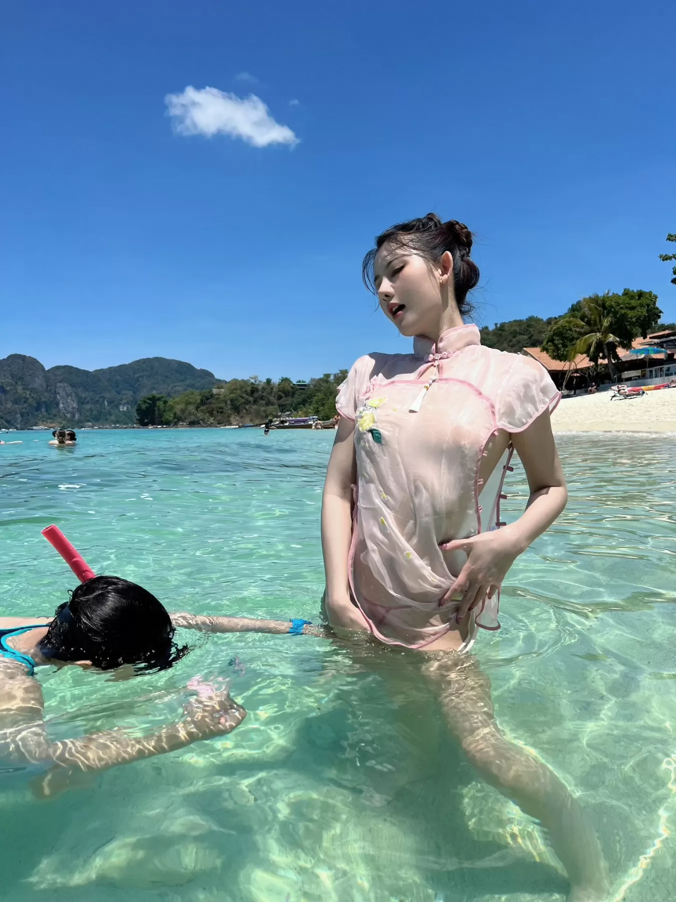 就是阿朱啊 – 紫色纱裙 微密圈-第10张