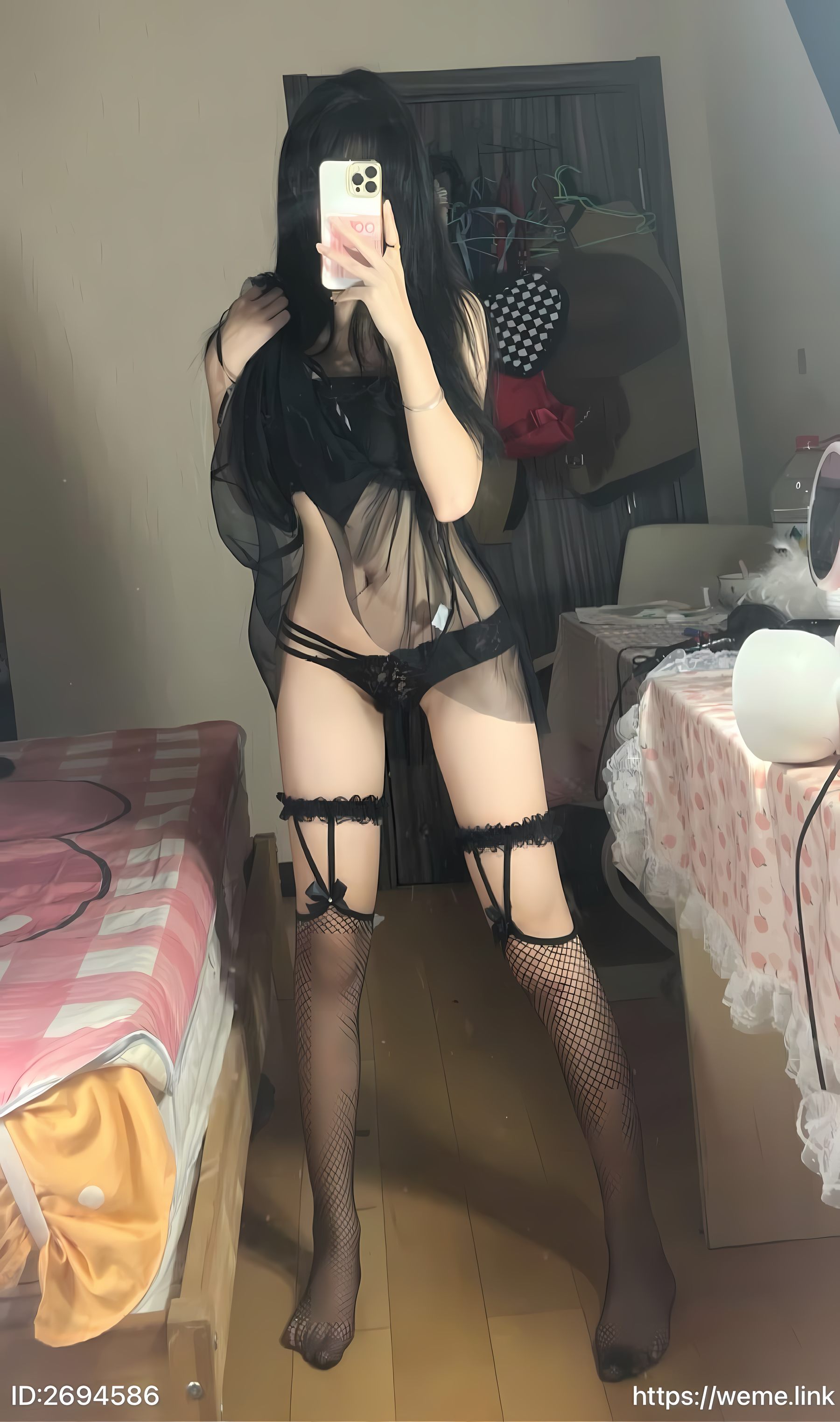 囧静 – 蕾丝套装 微密圈-第3张