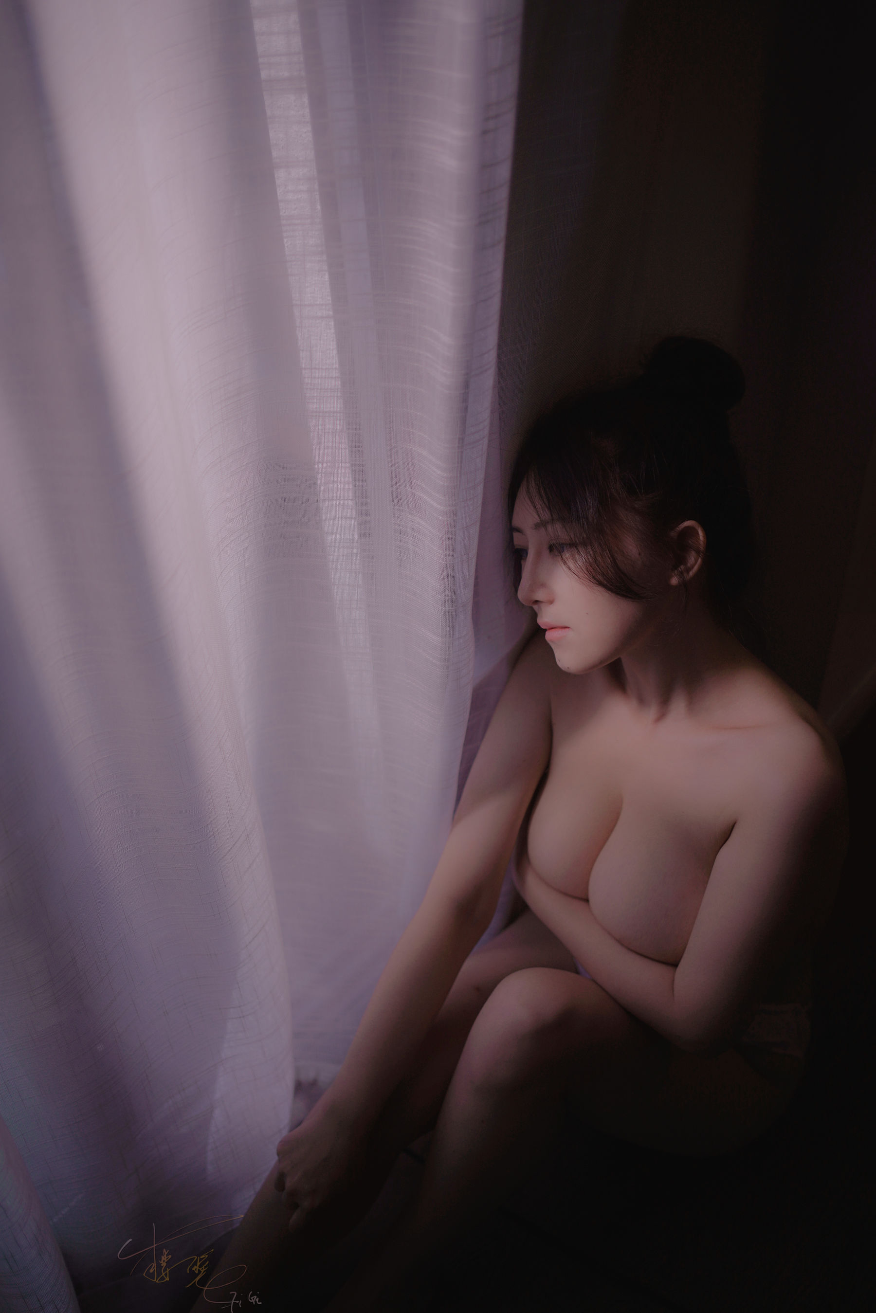 网络红人樱晚gigi – 晶莹 微密圈-第2张