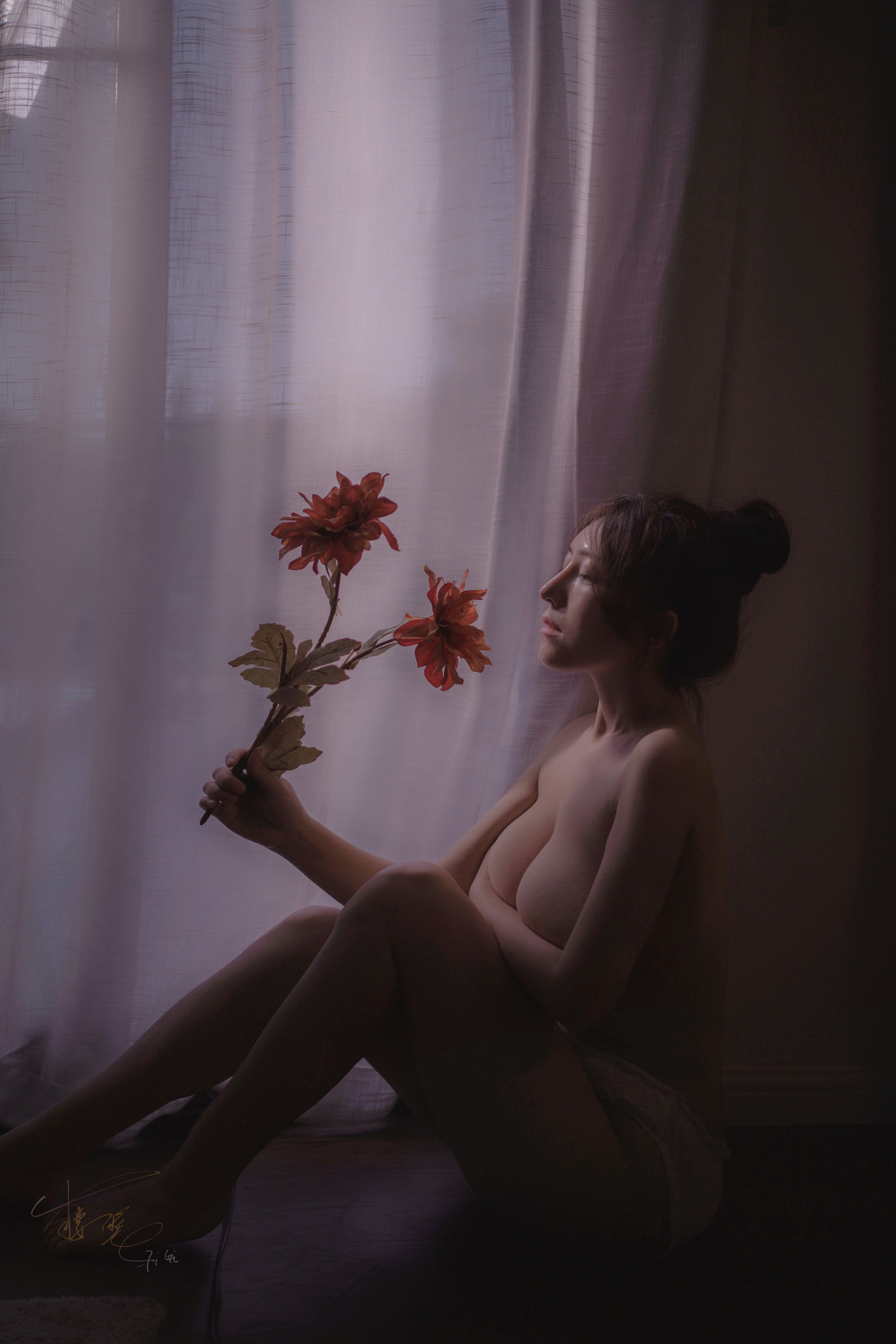 网络红人樱晚gigi – 晶莹 微密圈-第3张
