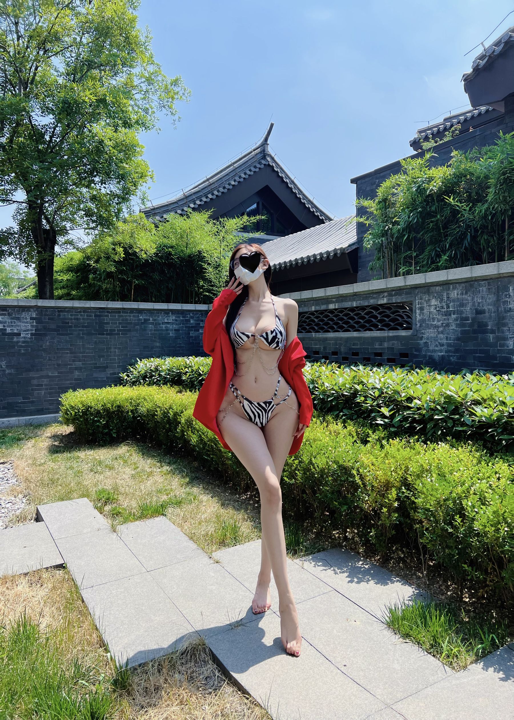 脸红Dearie – 斑马纹neinei 微密圈-第22张