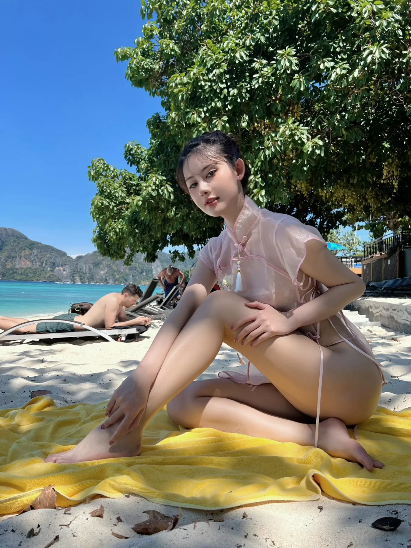 就是阿朱啊 – 紫色纱裙 微密圈-第18张