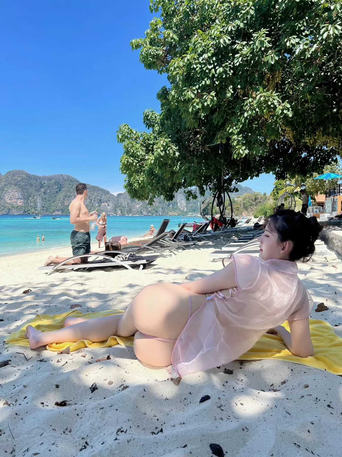 就是阿朱啊 – 紫色纱裙 微密圈-第23张