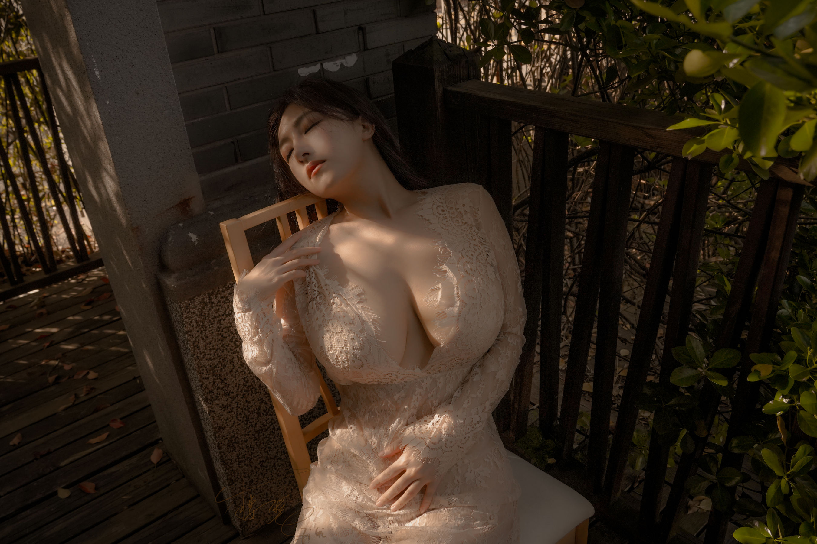 网络红人樱晚gigi – 听日落时 微密圈-第21张