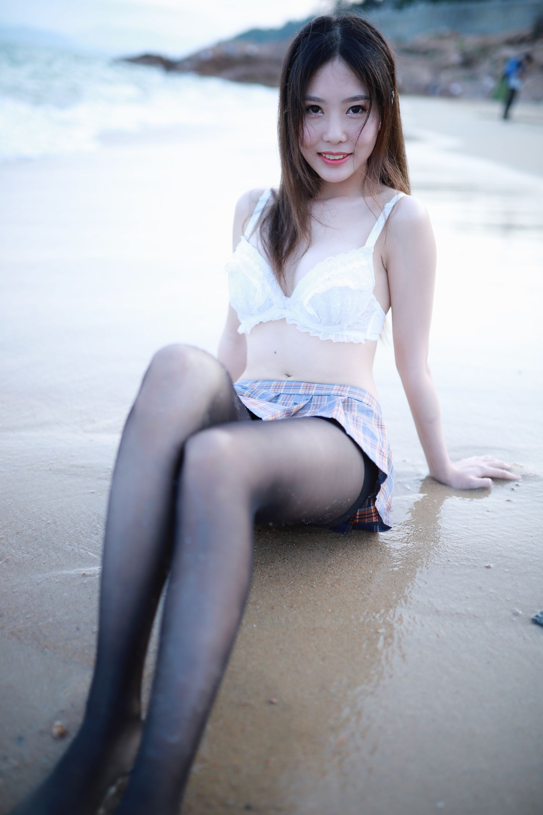 抖娘-利世图集 – 海边黑丝 微密圈-第5张
