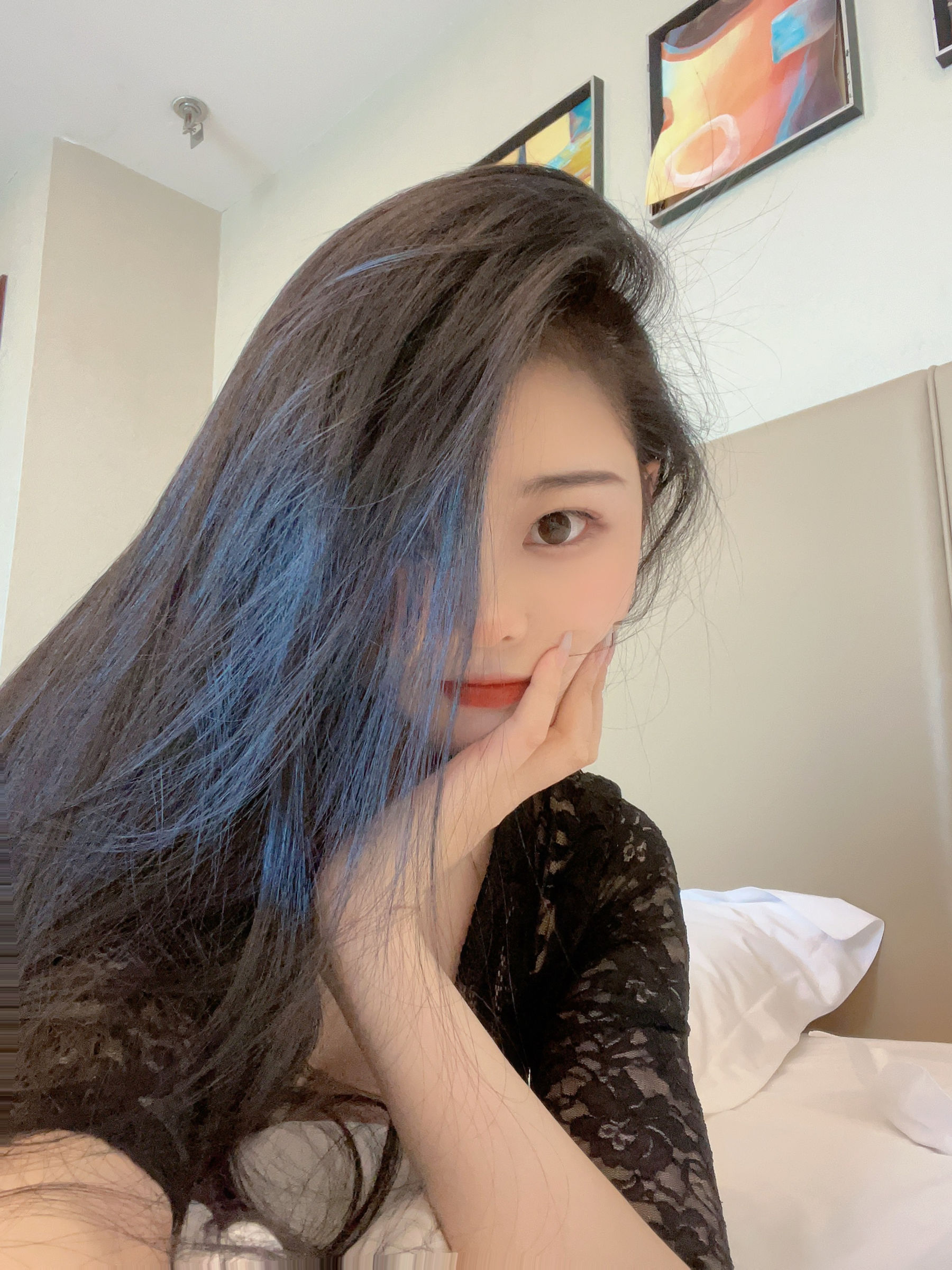 美臀女神左公子666 – 蕾丝包臀 微密圈-第5张