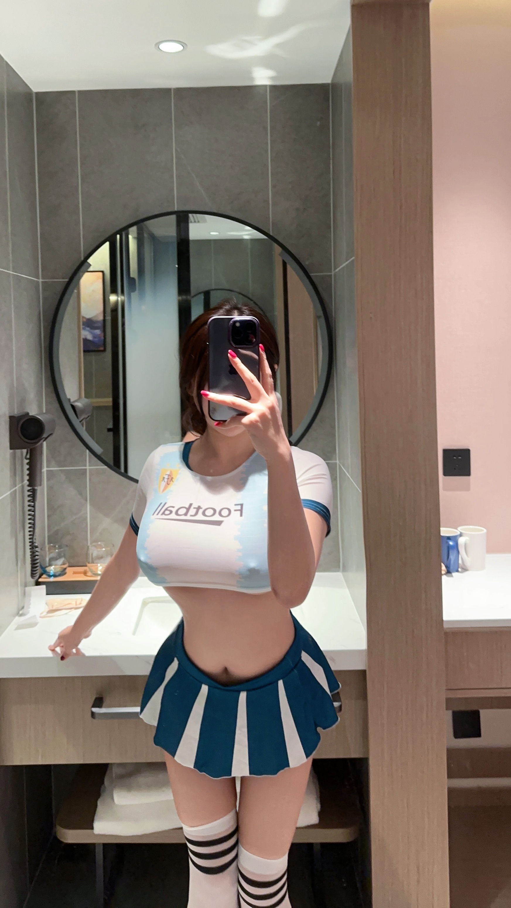 奶宝妹纸 – 足球宝贝 微密圈-第5张