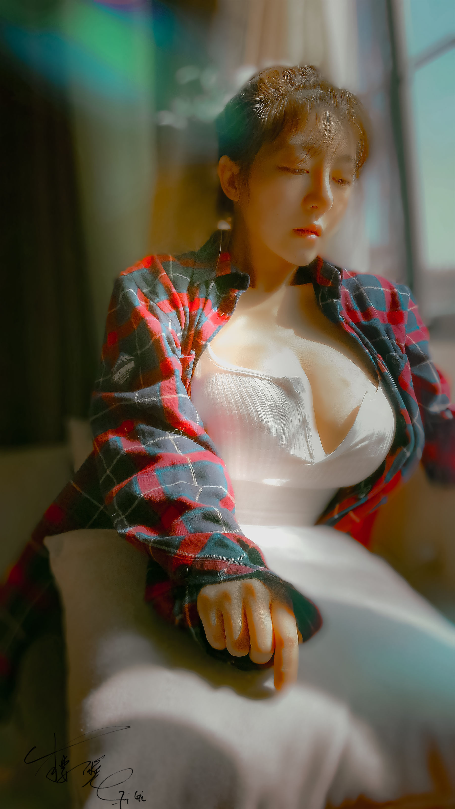 网络红人樱晚gigi – 风情 微密圈-第1张