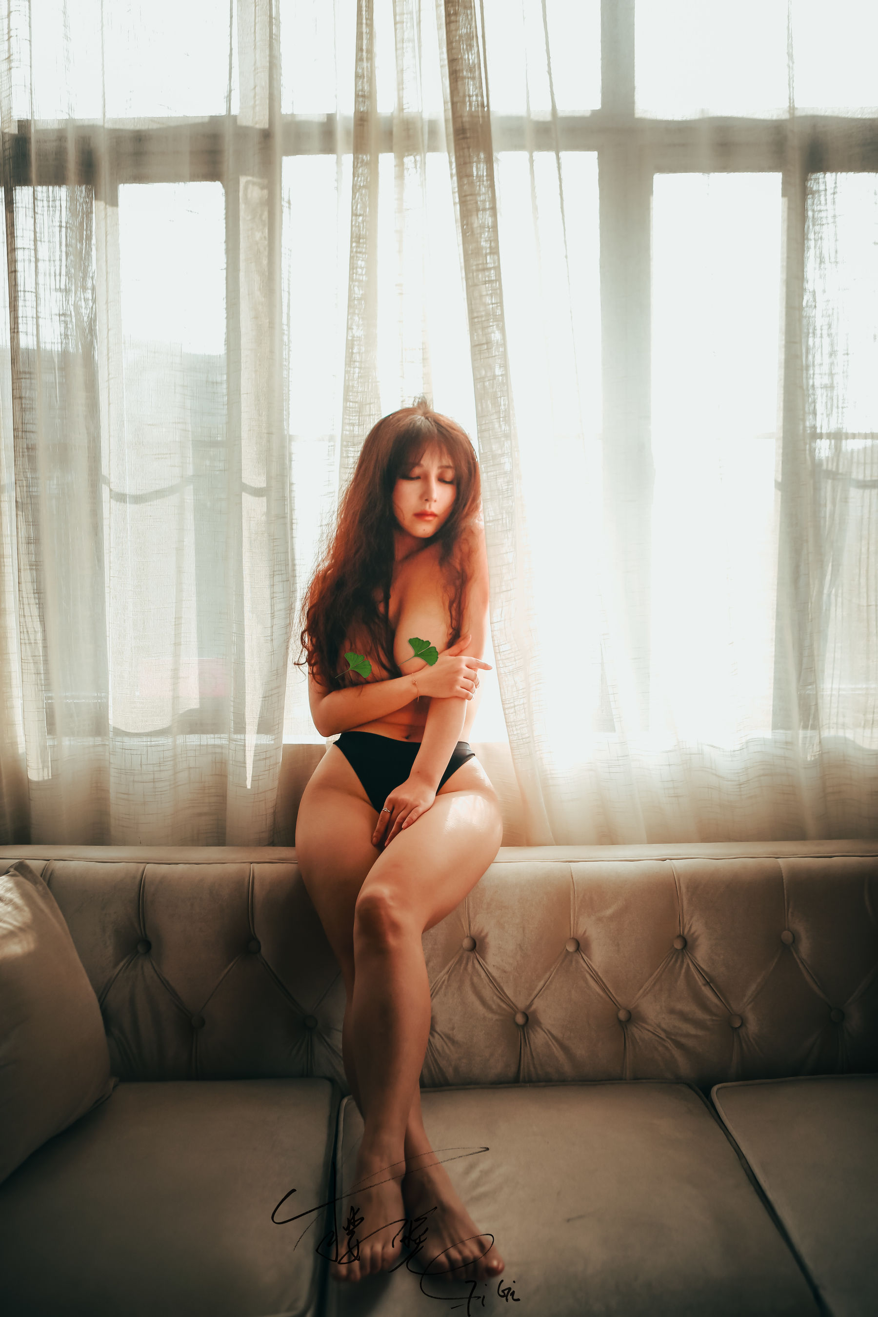 网络红人樱晚gigi – 迷情 微密圈-第20张