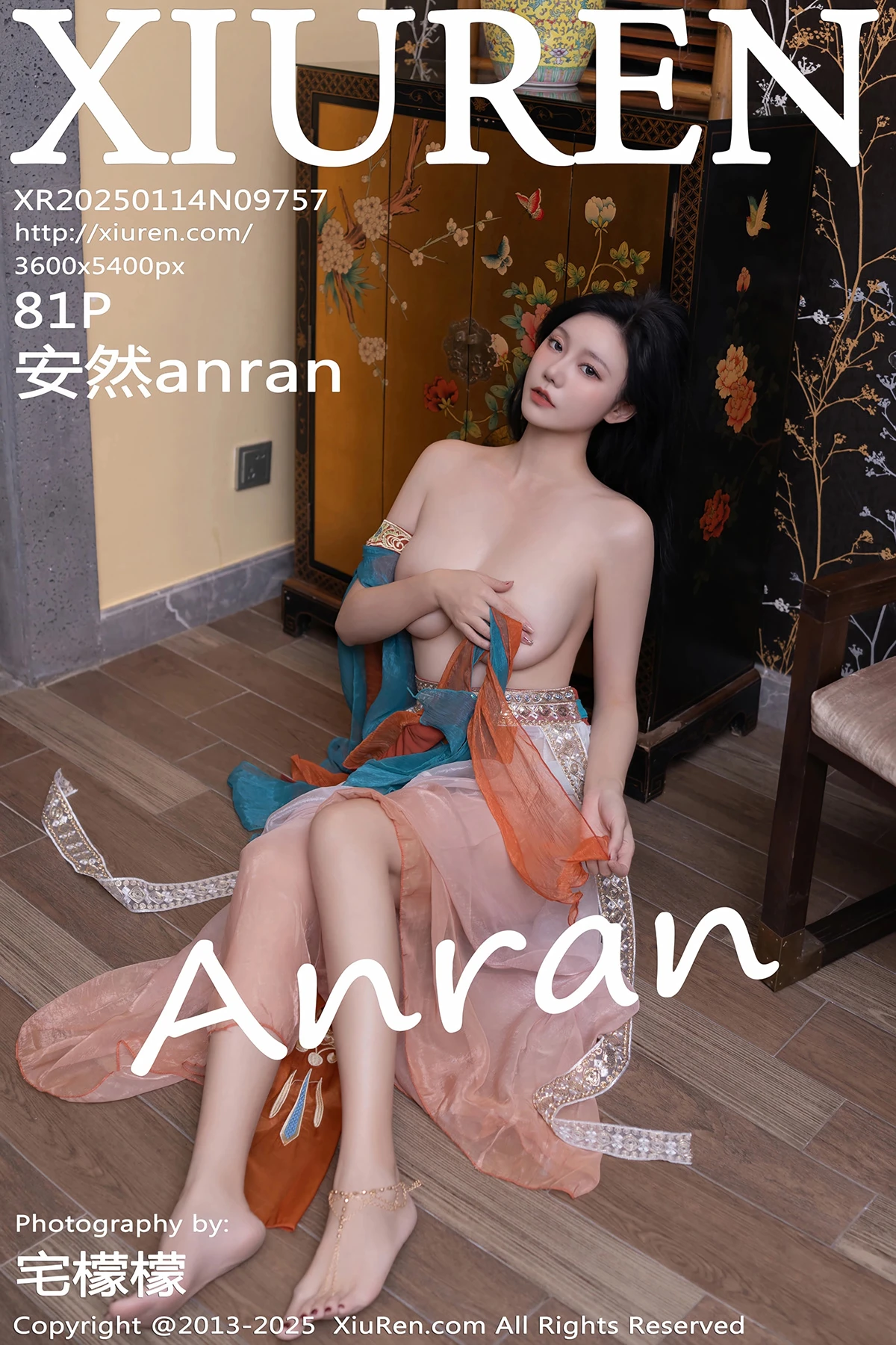 [秀人网] 2025.01.14 No.9757 安然anran、秀人旗下#[81P]-001