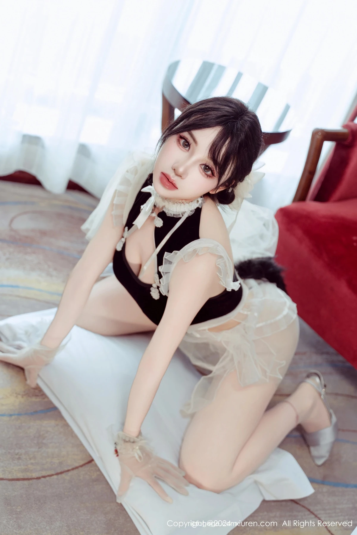 [秀人网] 2024.09.24 No.9197 汐汐爱吃草莓、秀人旗下#[80P]-021