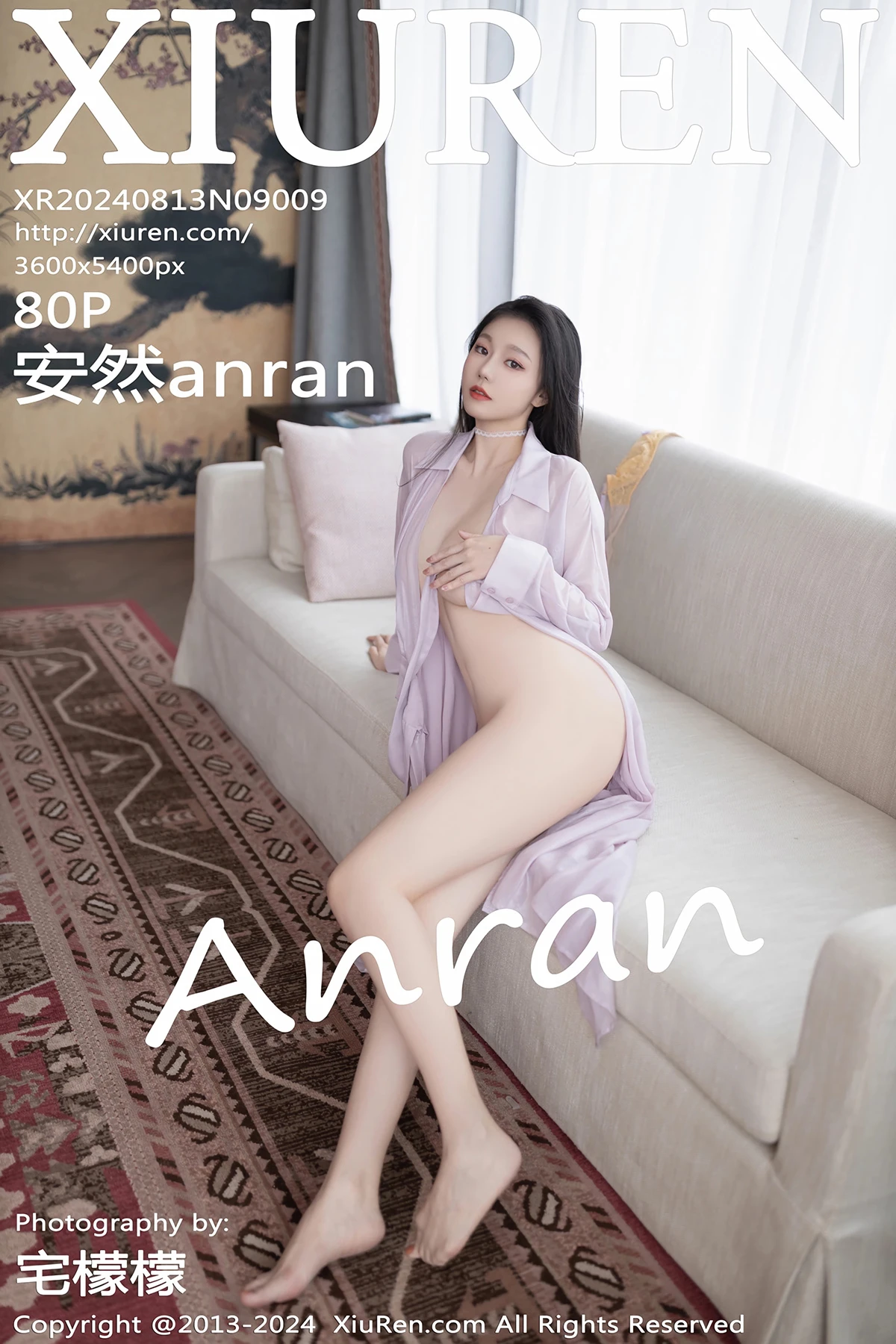 [秀人网] 2024.08.13 No.9009 安然anran、秀人旗下#[80P]-001
