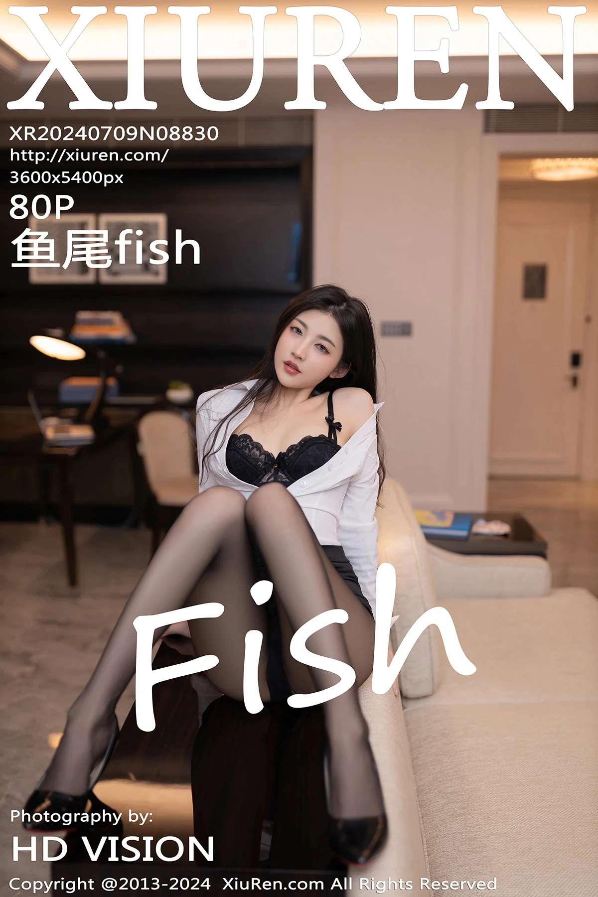 [秀人网] 2024.07.09 No.8830 鱼尾fish、秀人旗下#[80P]-001