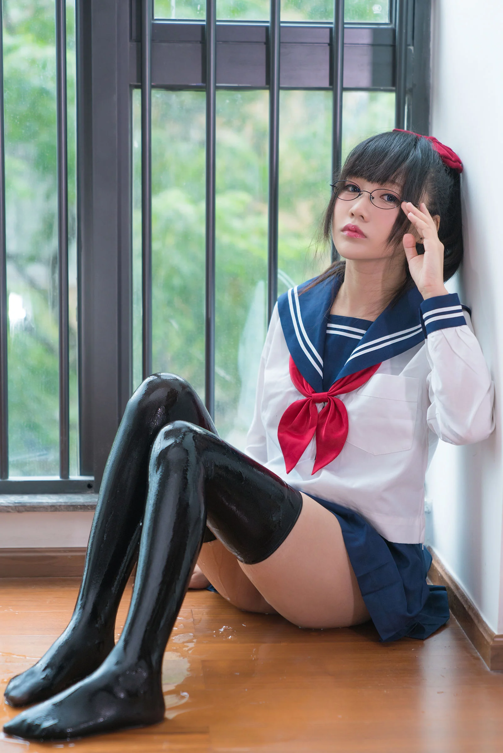 銘銘Kizami 湿湿的JK 性感美女-第1张