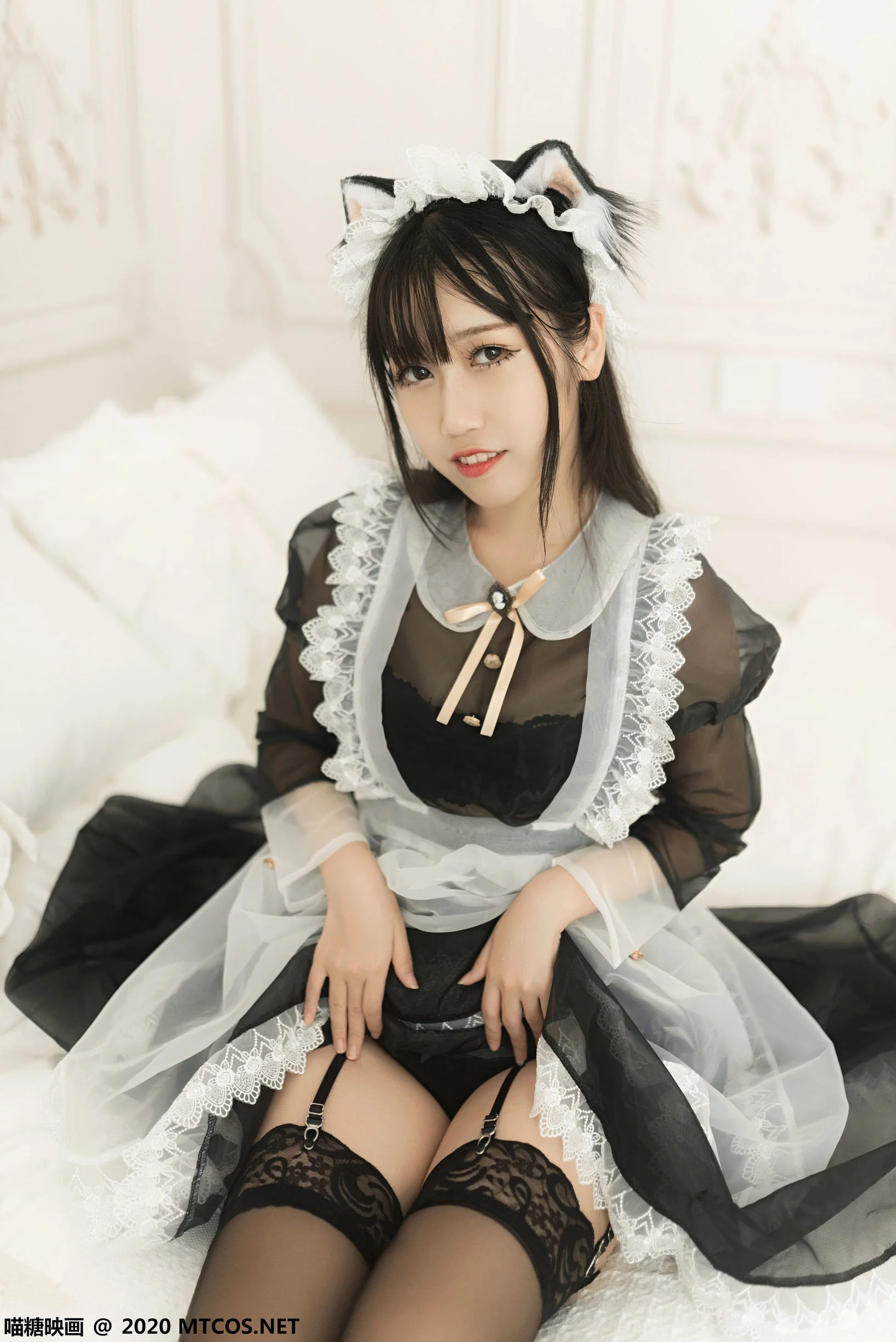[喵糖映画] VOL.084 猫耳女仆装 性感美女-第5张