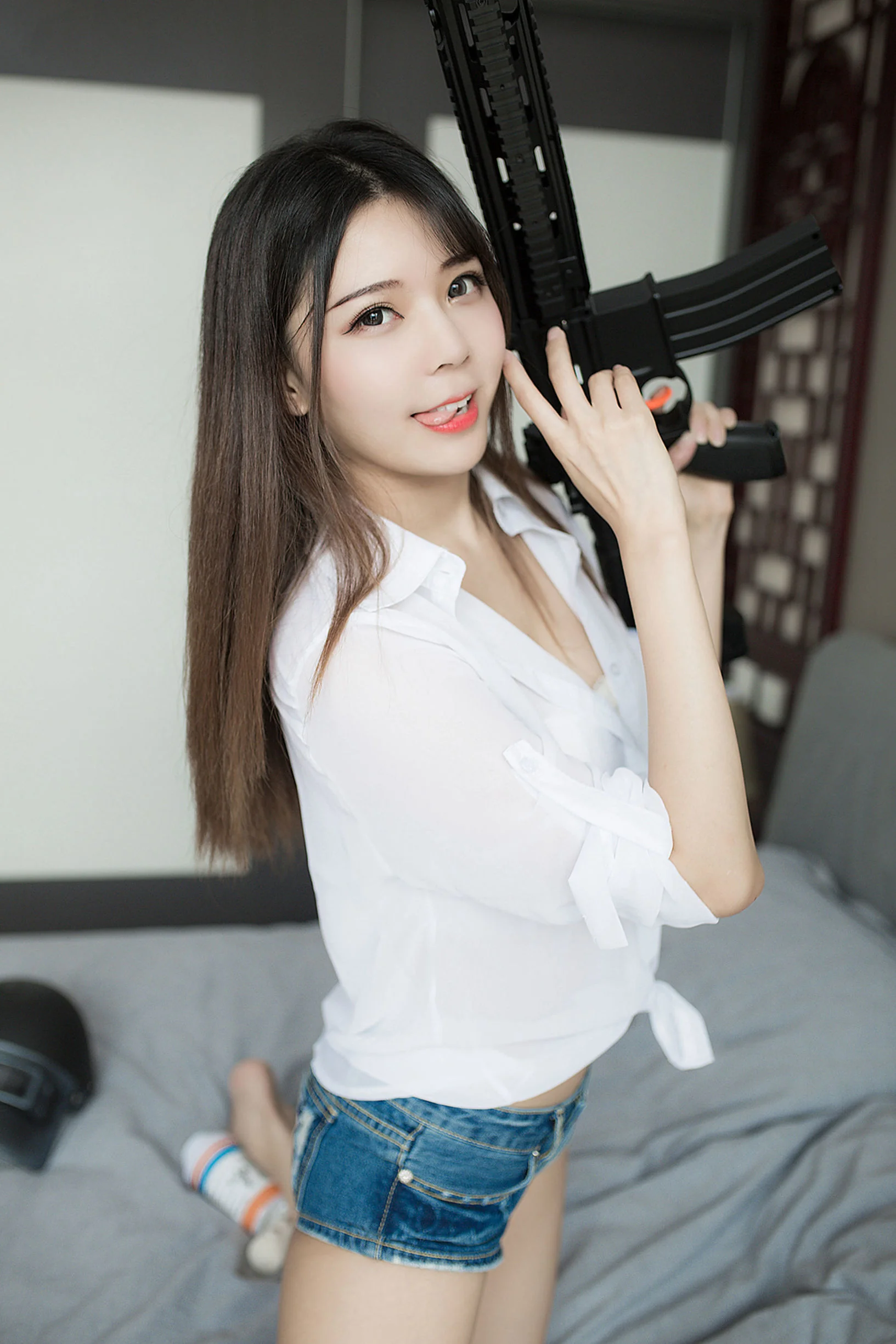 [风之领域] NO.102 吃鸡美少女 性感美女-第1张