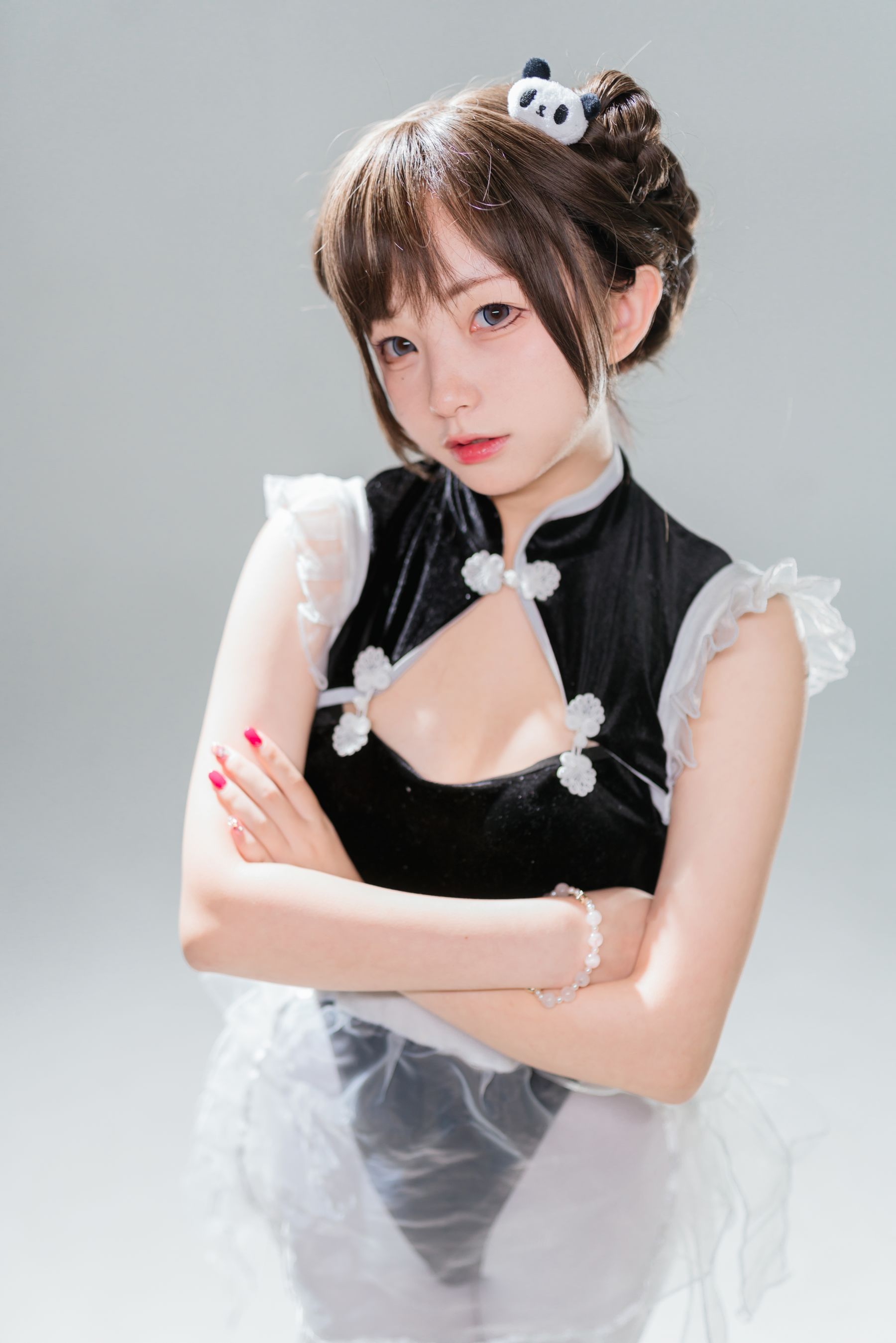 M940-[福利COS] 花铃 - 小熊猫女仆 网红COS-第44张