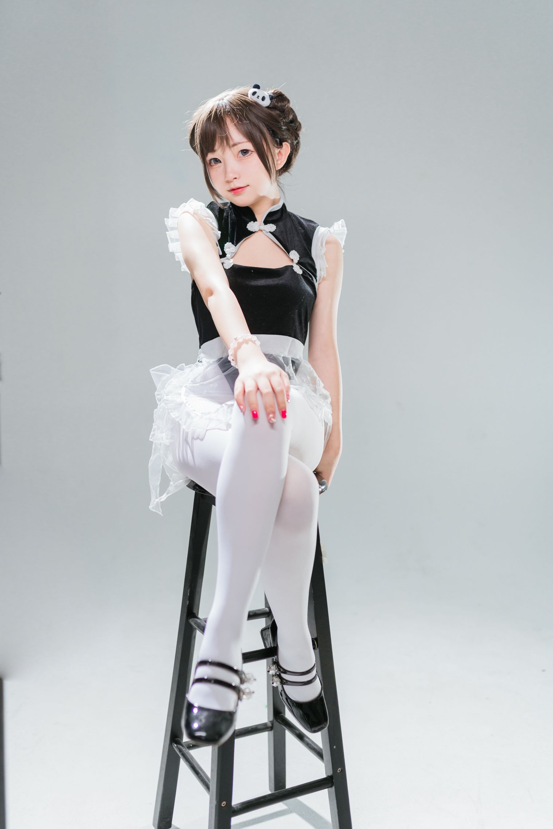 M940-[福利COS] 花铃 - 小熊猫女仆 网红COS-第46张