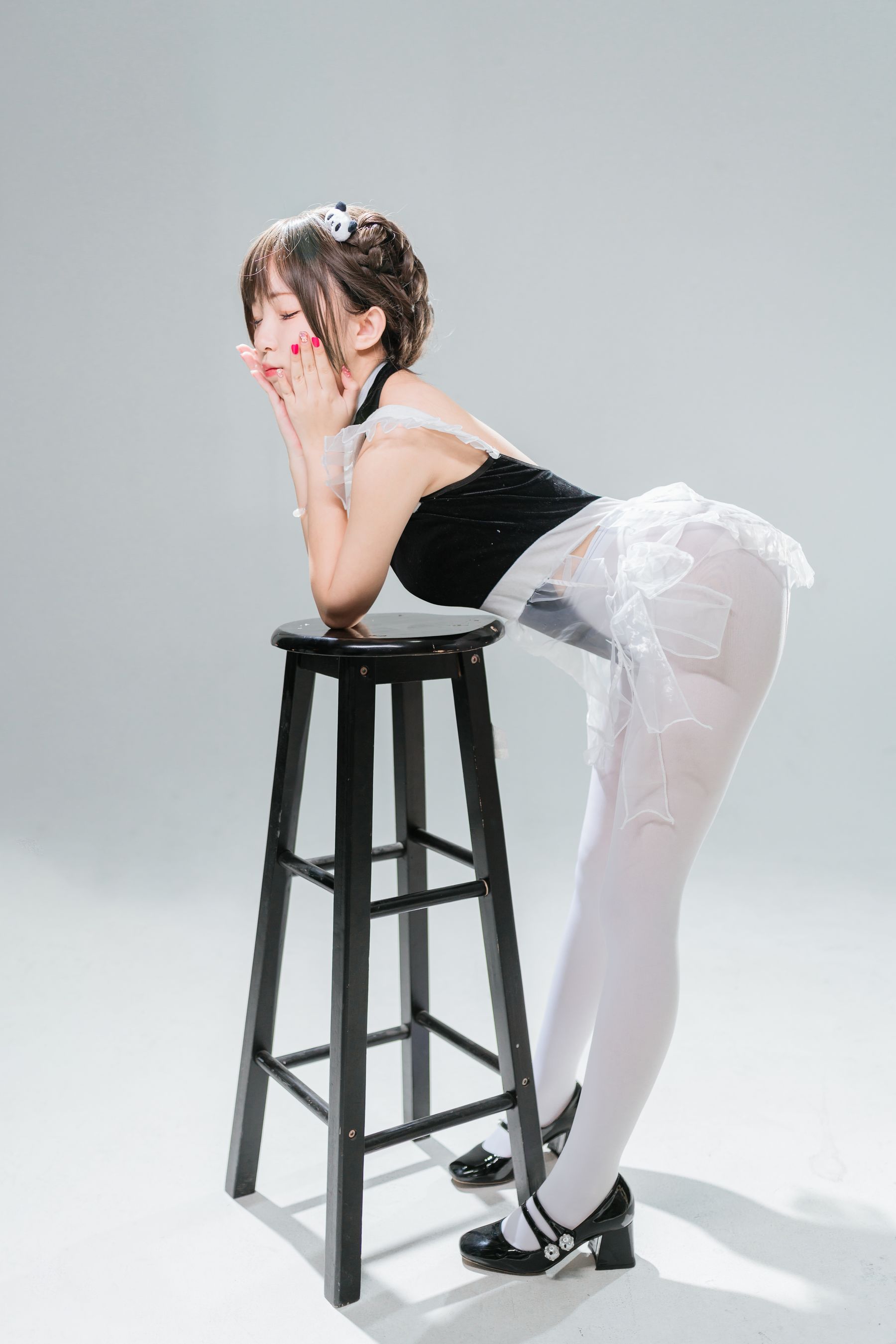 M940-[福利COS] 花铃 - 小熊猫女仆 网红COS-第49张