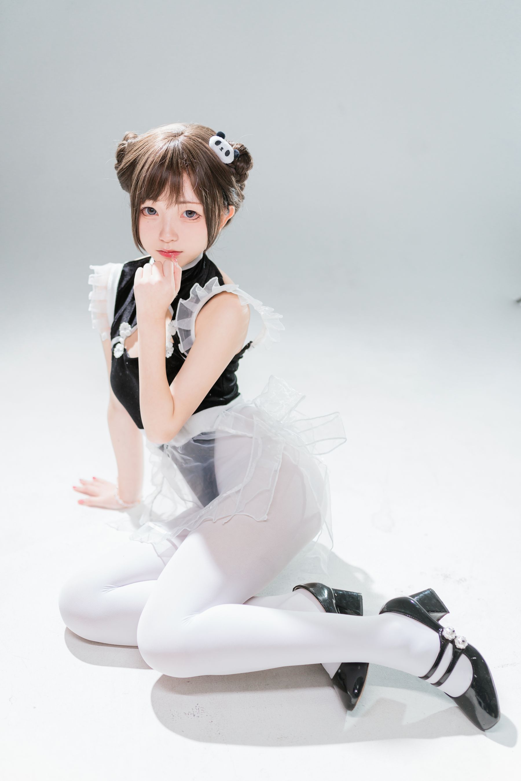 M940-[福利COS] 花铃 - 小熊猫女仆 网红COS-第50张