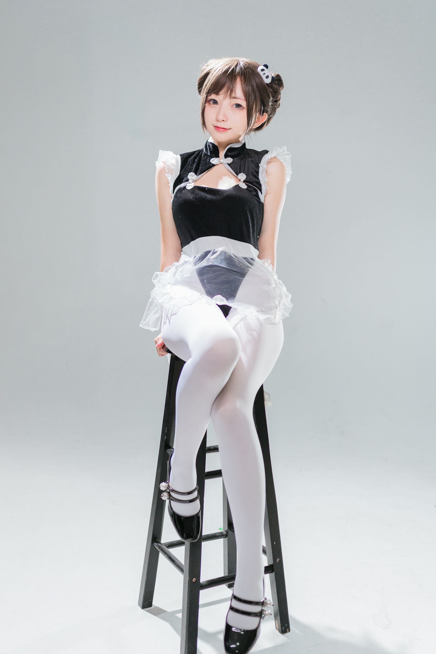 M940-[福利COS] 花铃 - 小熊猫女仆 网红COS-第55张