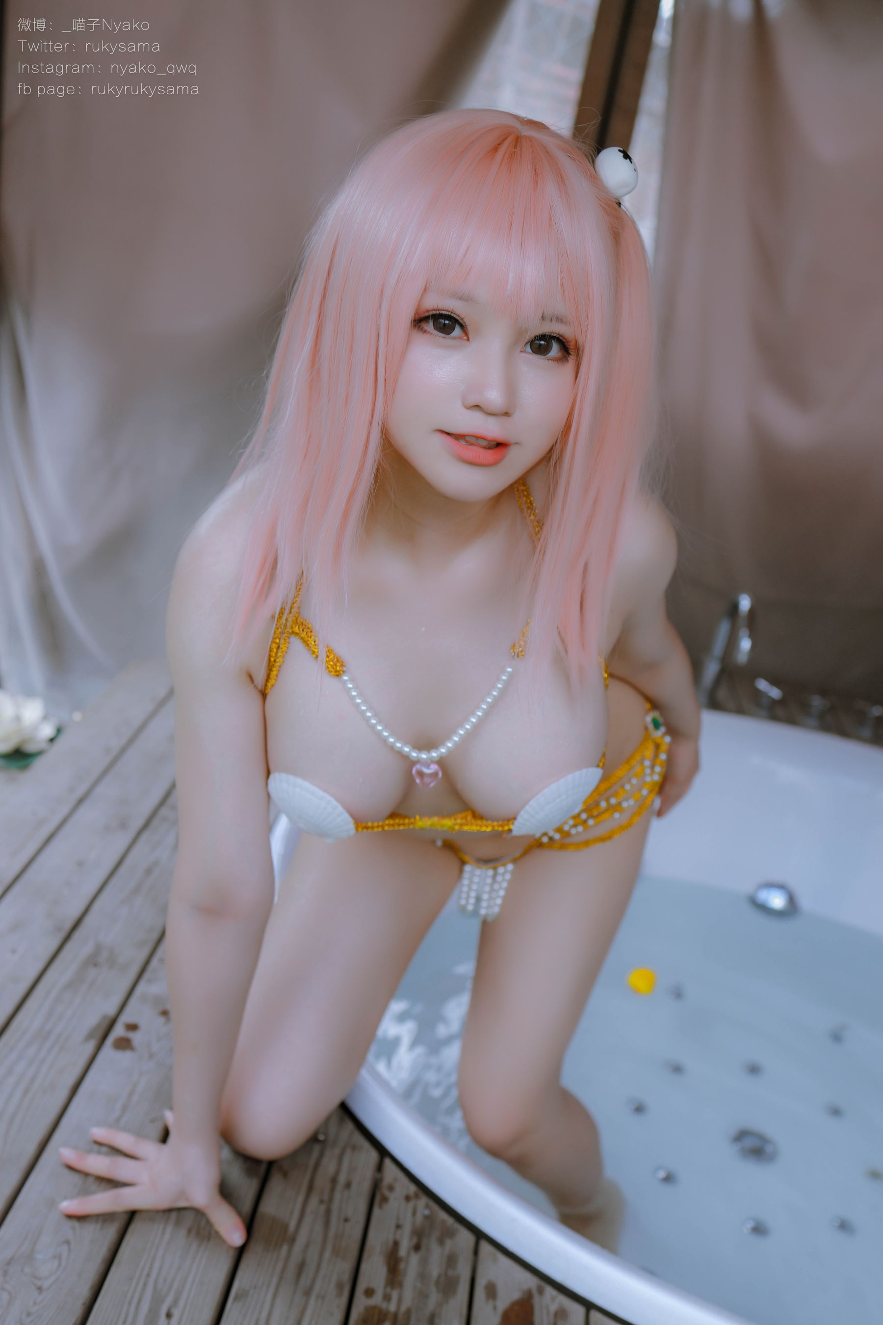 M940-[福利COS] 萌妹子Nyako喵子 - DOAほのか 贝壳 网红COS-第48张
