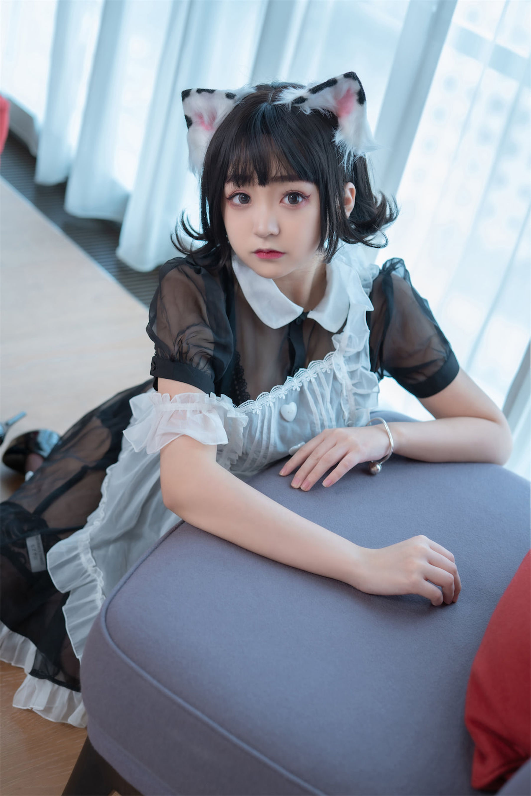 M940-[福利COS] 动漫博主恩田直幸 - 奶牛猫女仆 网红COS-第22张