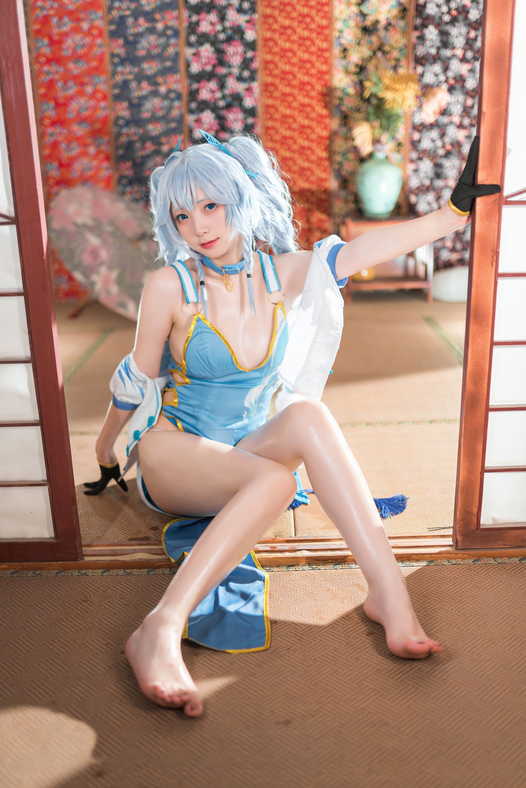 M940-[福利COS] 花铃 - PA15-翠雀媚 网红COS-第41张