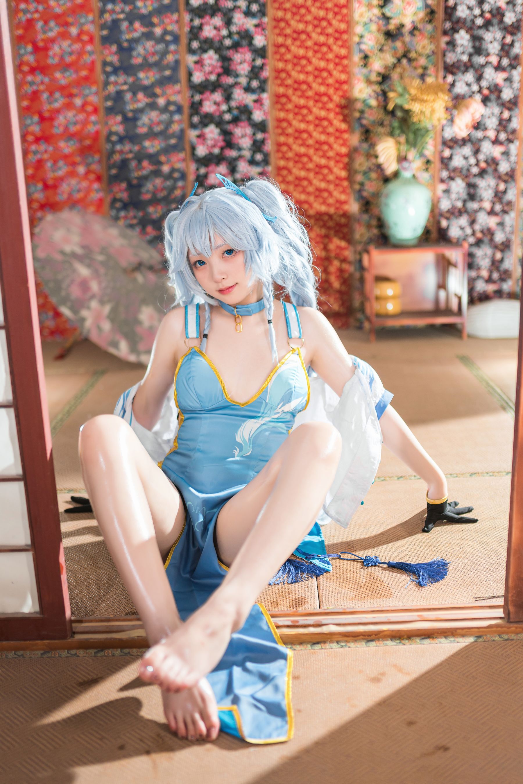 M940-[福利COS] 花铃 - PA15-翠雀媚 网红COS-第40张