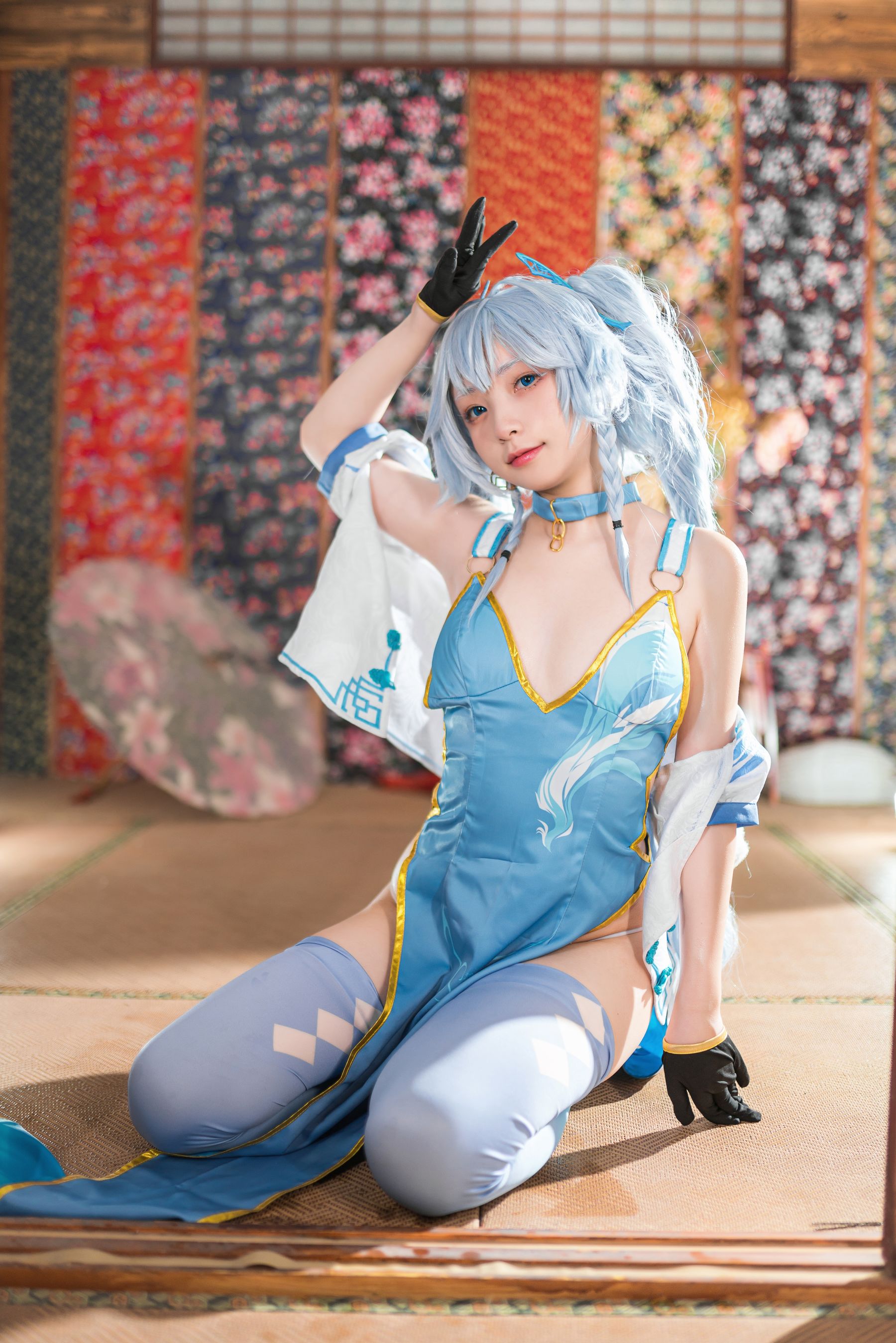 M940-[福利COS] 花铃 - PA15-翠雀媚 网红COS-第42张