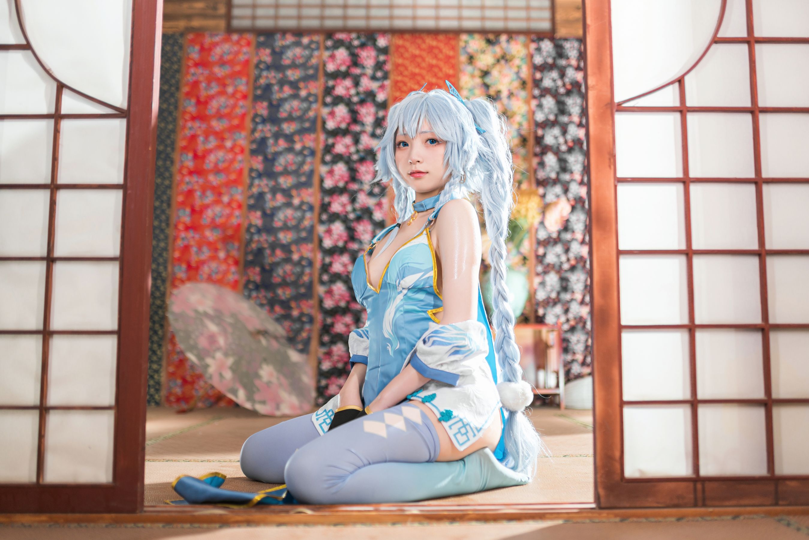 M940-[福利COS] 花铃 - PA15-翠雀媚 网红COS-第44张