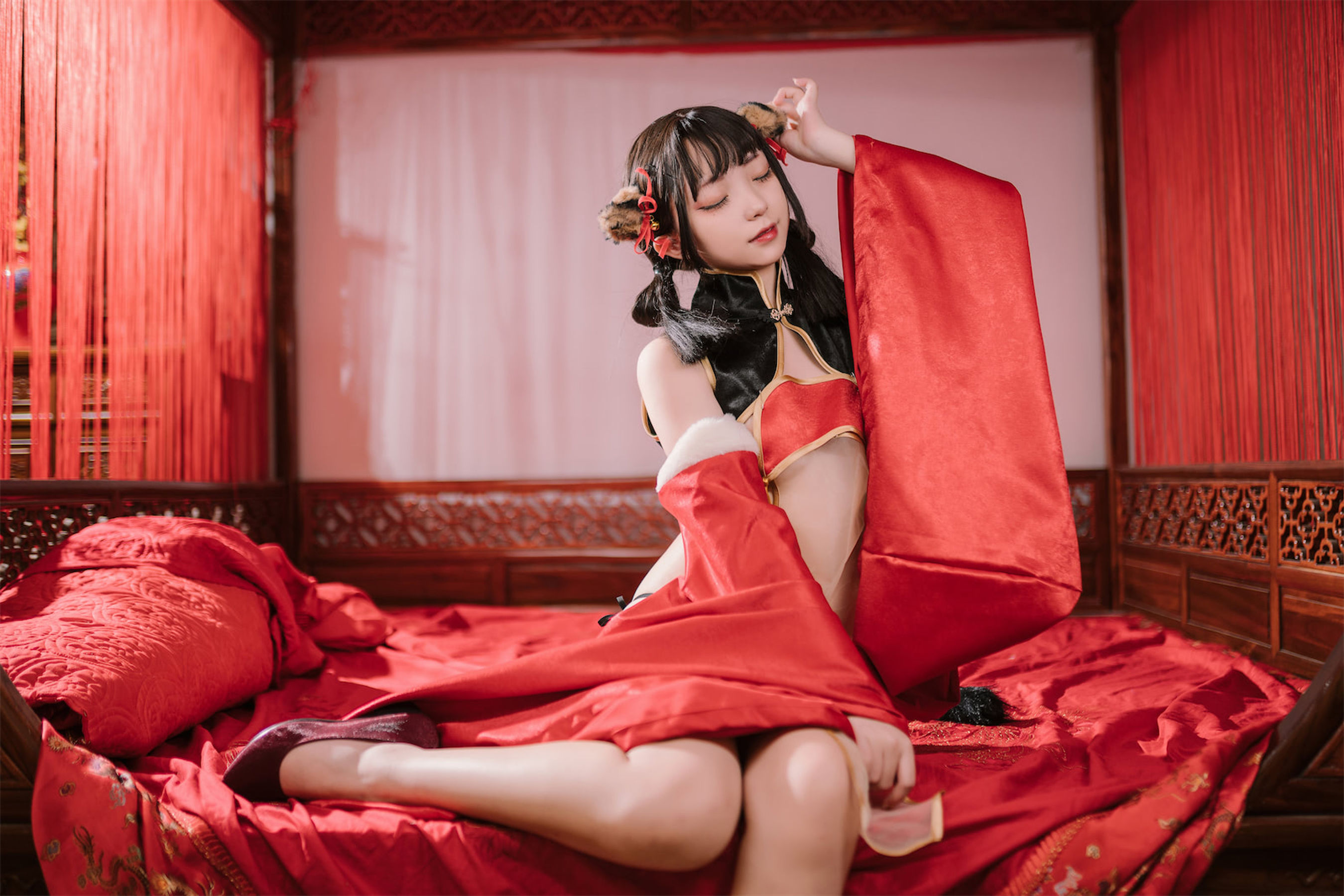 M940-[福利COS] 花铃 - 虎团团 网红COS-第52张