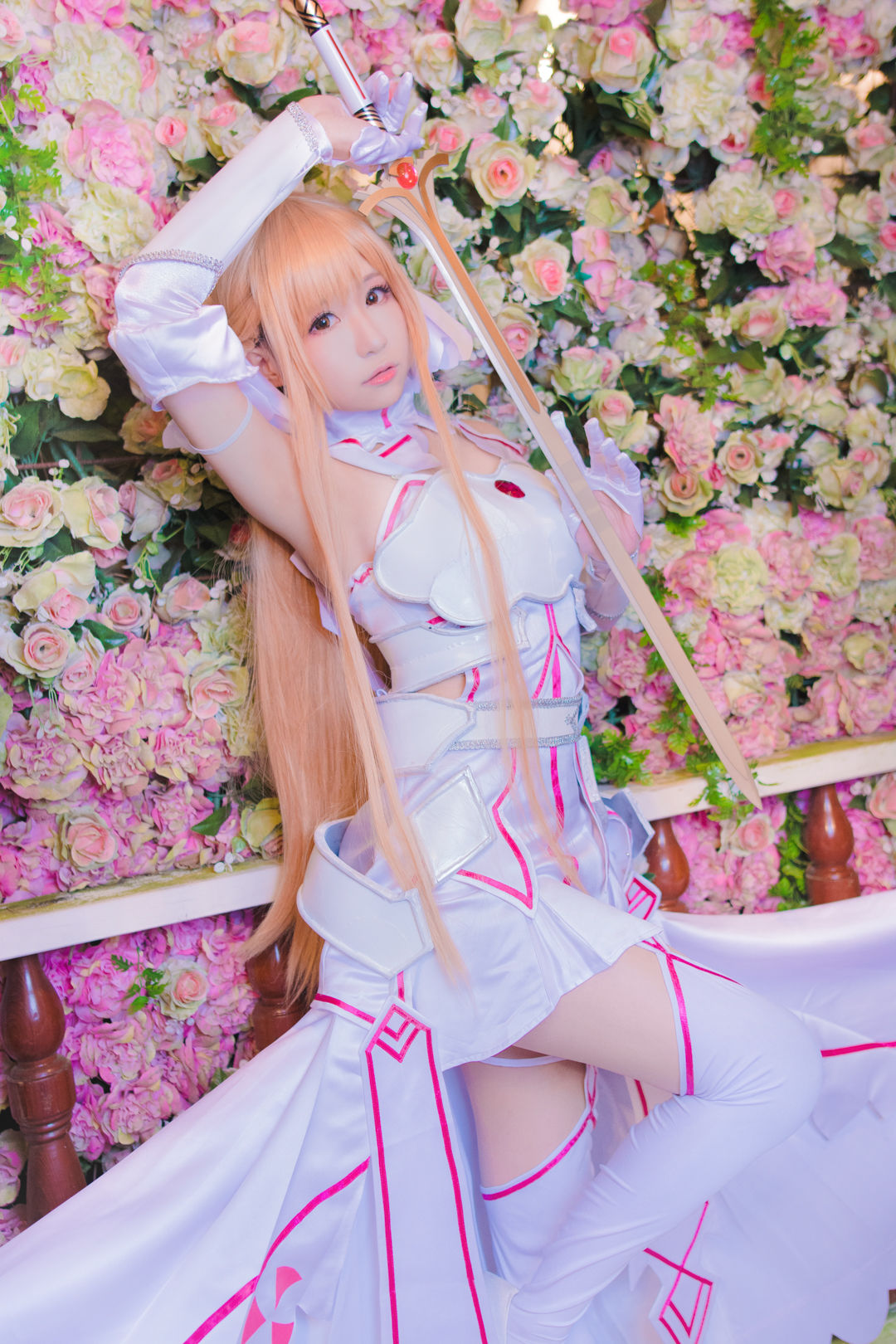 M940-[福利COS] 白神泱 - 亚丝娜 网红COS-第46张