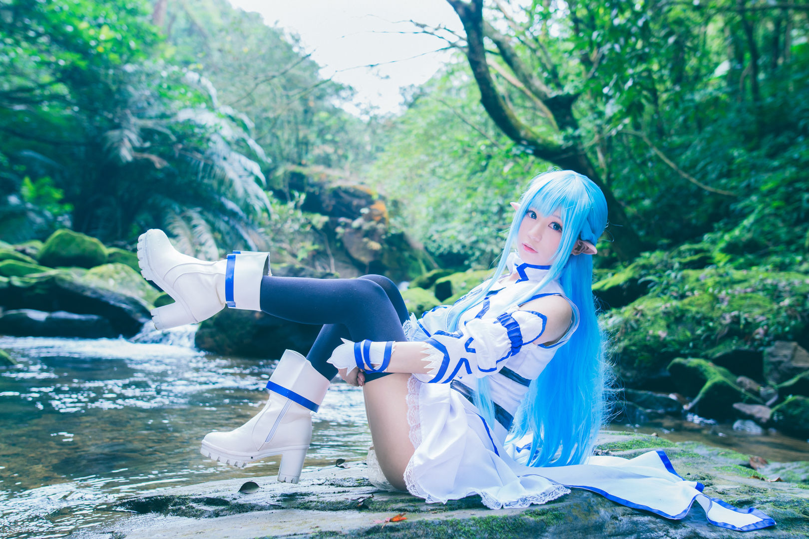M940-[福利COS] 白神泱 - 亚丝娜 网红COS-第96张