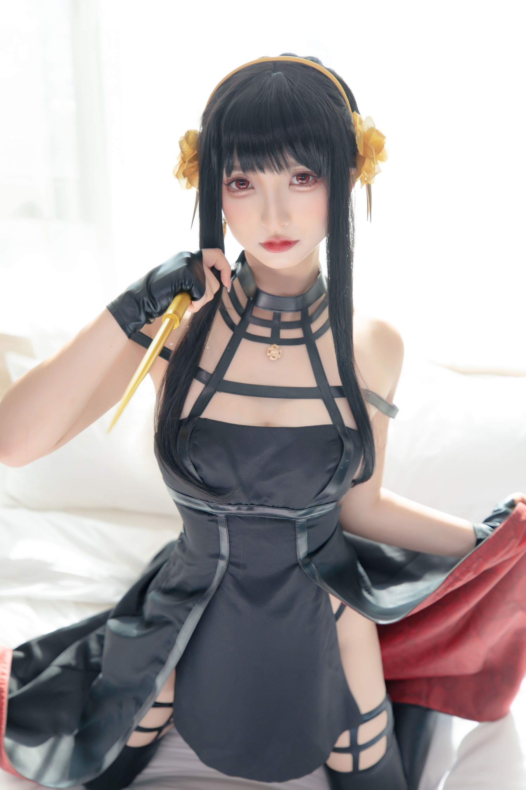 M940-[福利COS] 萝莉神楽板真冬 之约尔太太 网红COS-第40张