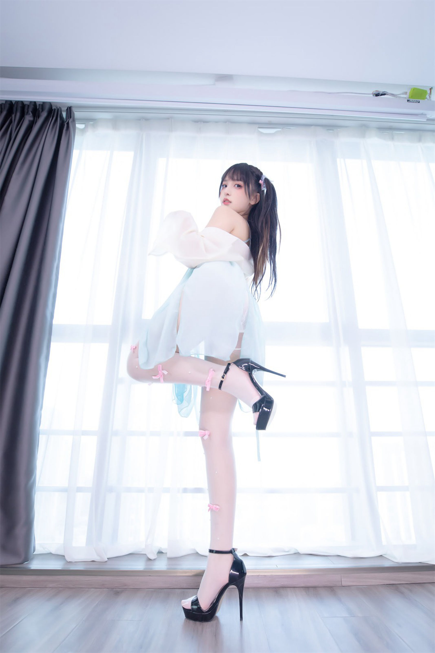 M940-[福利COS] 萝莉神楽板真冬 之醉梦星河 网红COS-第51张