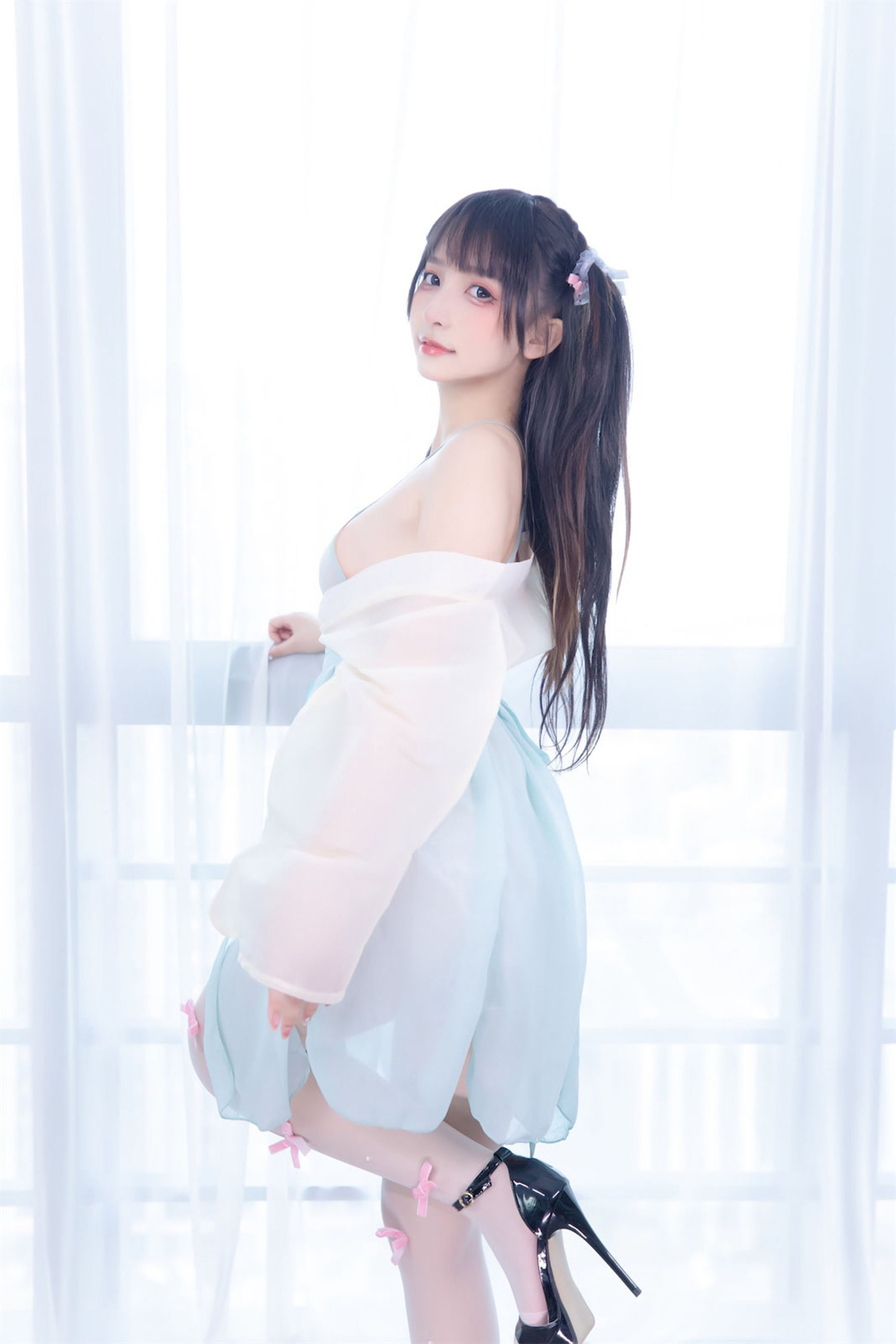 M940-[福利COS] 萝莉神楽板真冬 之醉梦星河 网红COS-第49张