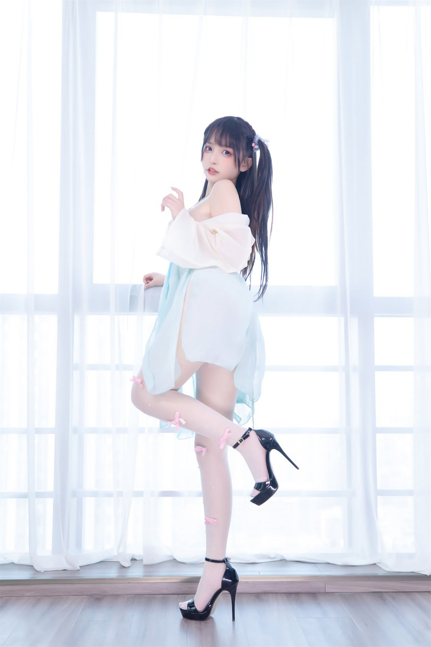 M940-[福利COS] 萝莉神楽板真冬 之醉梦星河 网红COS-第50张