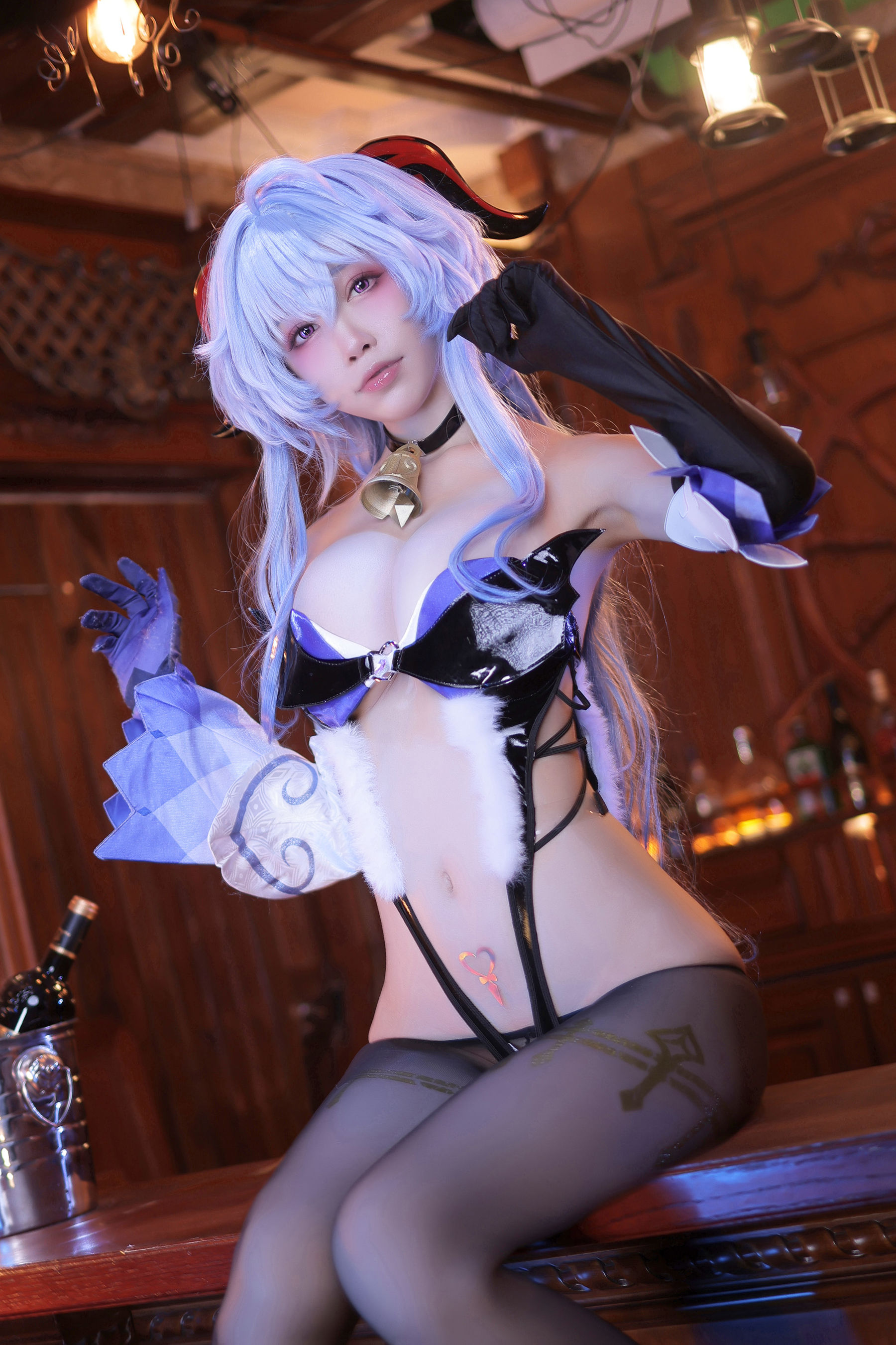 M940-[福利COS] 动漫博主水淼aqua - 甘雨-同人魅魔 网红COS-第45张