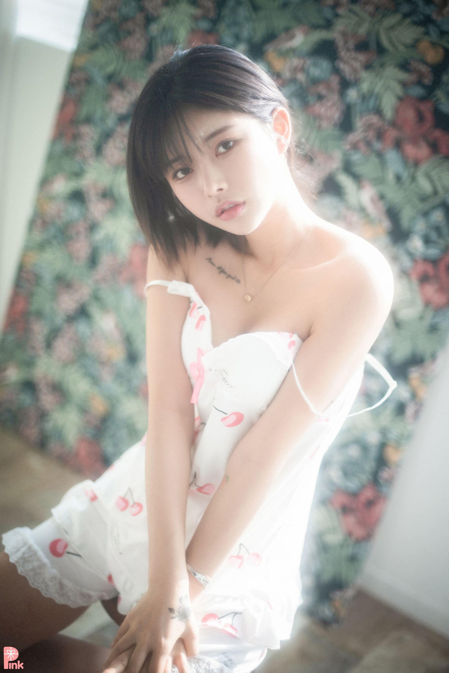 PINK RIBBON Uuuha – Floral – 1 日韩美图-第1张