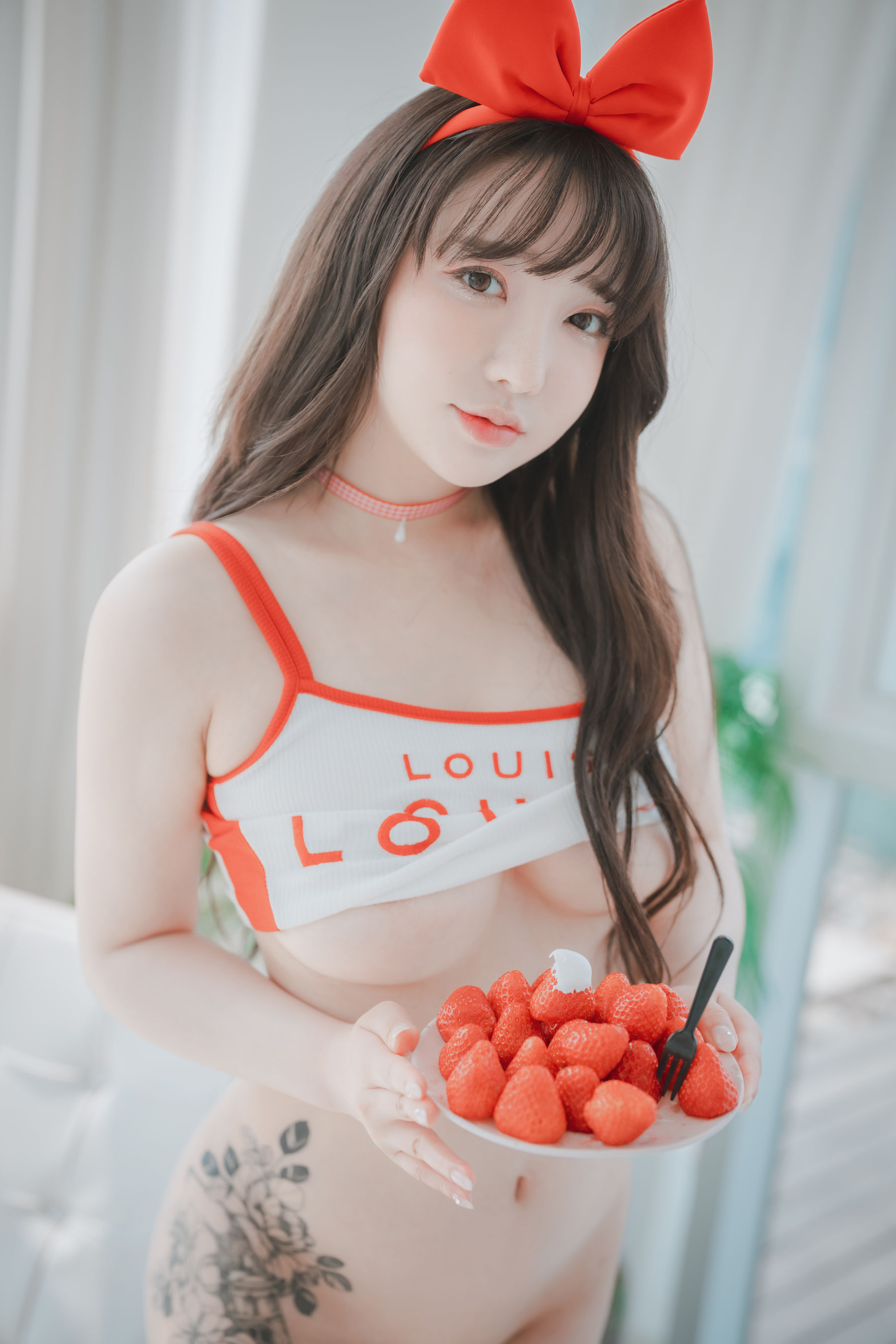 [DJAWA] Yeeun – Strawbeery Girl 日韩美图-第1张