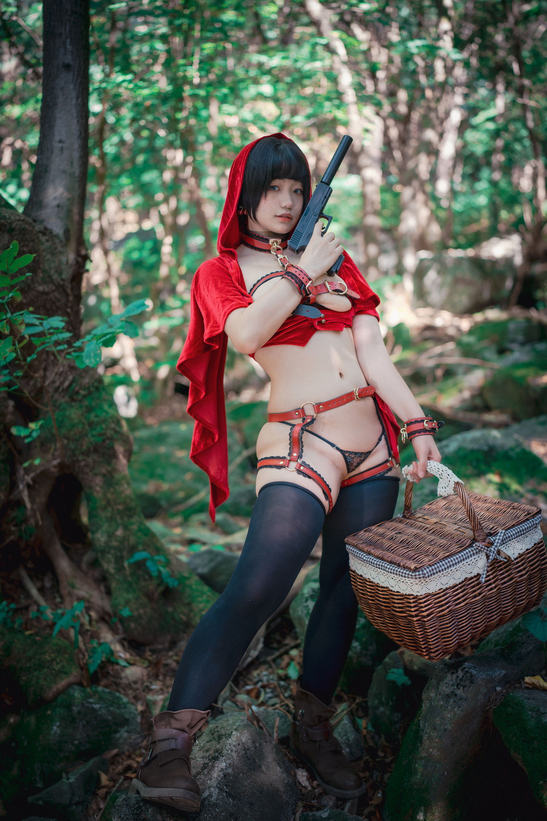 [DJAWA] Mimmi – Naughty Red Hiring Hood 日韩美图-第32张