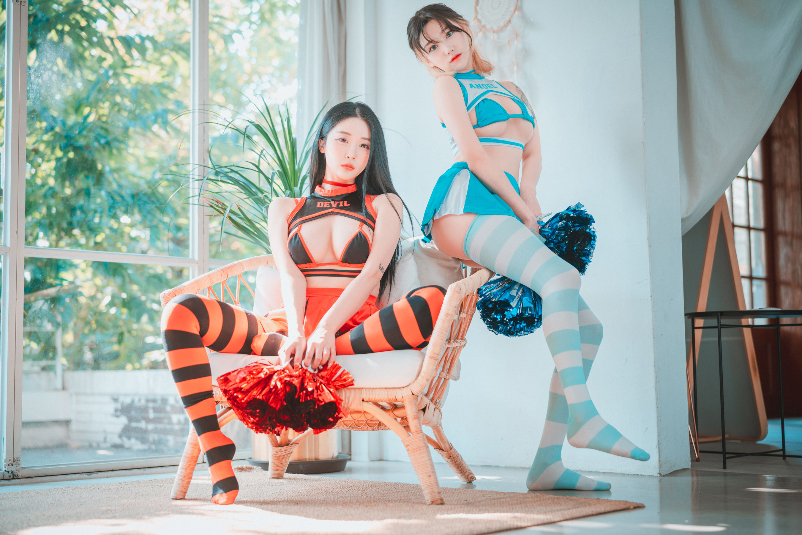 [DJAWA] Bomi  Taeri – Devil 666  Angel 777 日韩美图-第1张