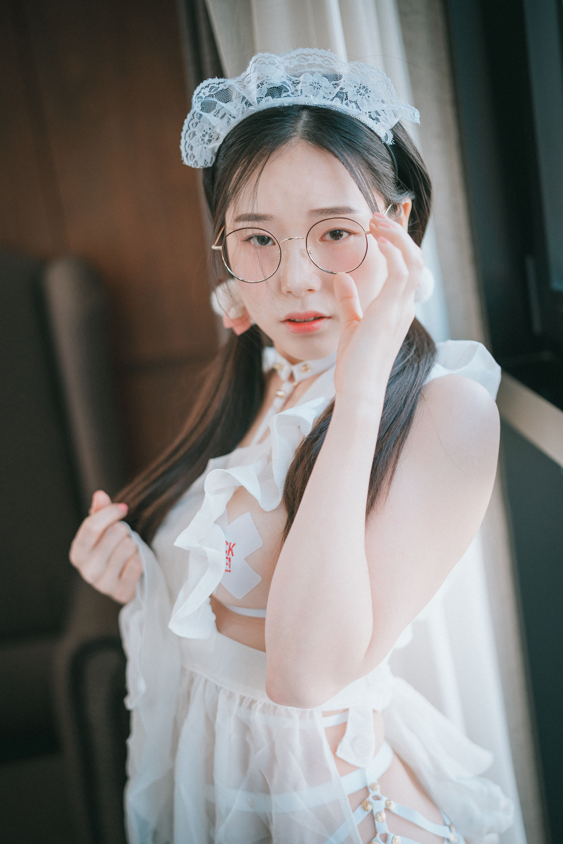 [DJAWA] PIA – Sheer Chiffon Apron 日韩美图-第23张