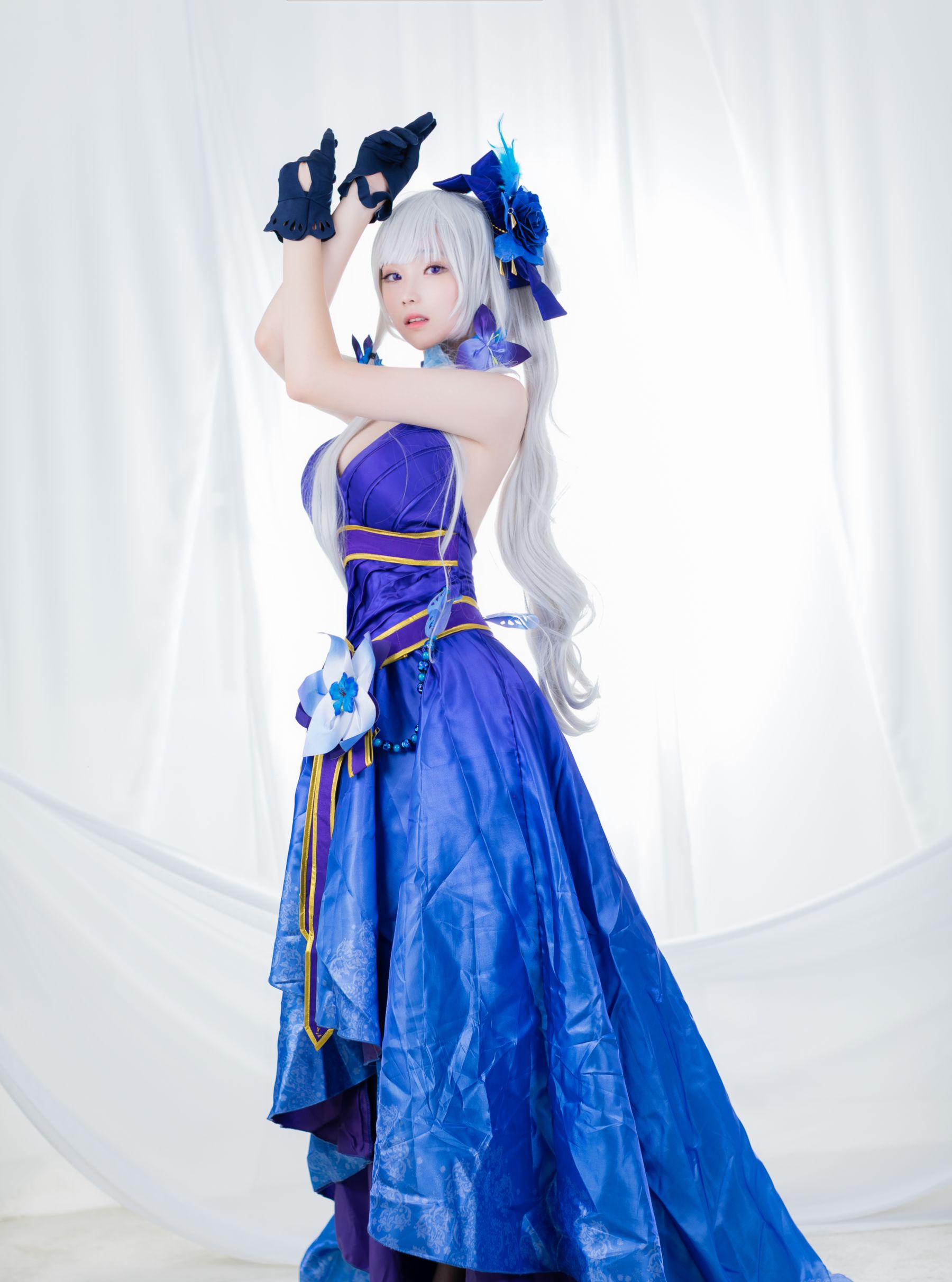 [ARTGRAVIA] 韩国妹子 BamBi写真 – Azur Lane – Illustrious (Never-Ending Tea Party ver.) 日韩美图-第3张